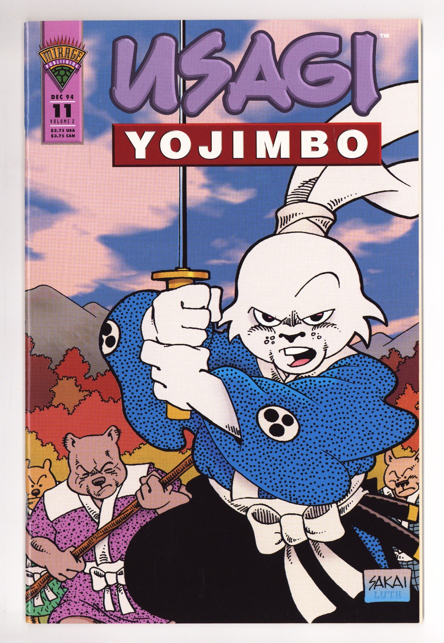 Usagi Yojimbo Vol 2 11 Mid Grade (1994) 