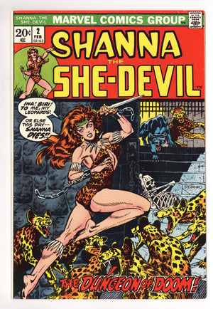 Shanna, the She-Devil Vol 1 2 FN/VF (7.0) (1973)