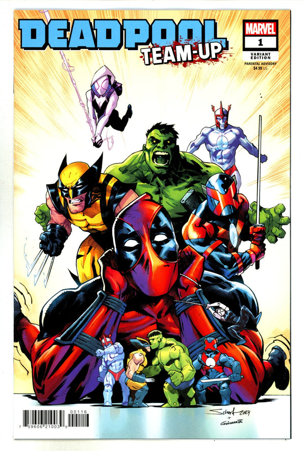 Deadpool Team-Up 1 Scharf Incentive Variant NM (2024)