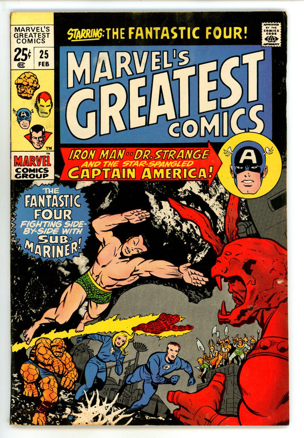 Marvel's Greatest Comics 25 FN/VF (7.0) (1970)