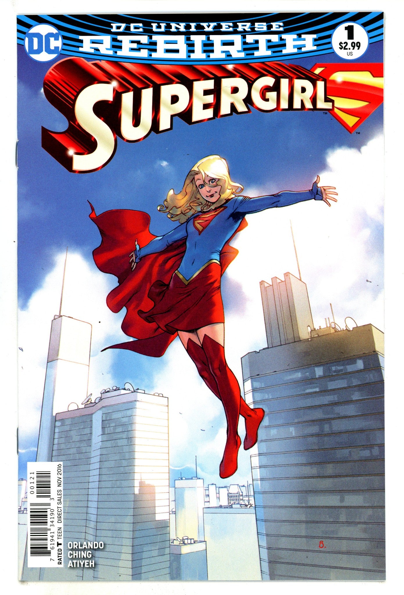 Supergirl Vol 7 1 High Grade (2016) Bengal Variant 