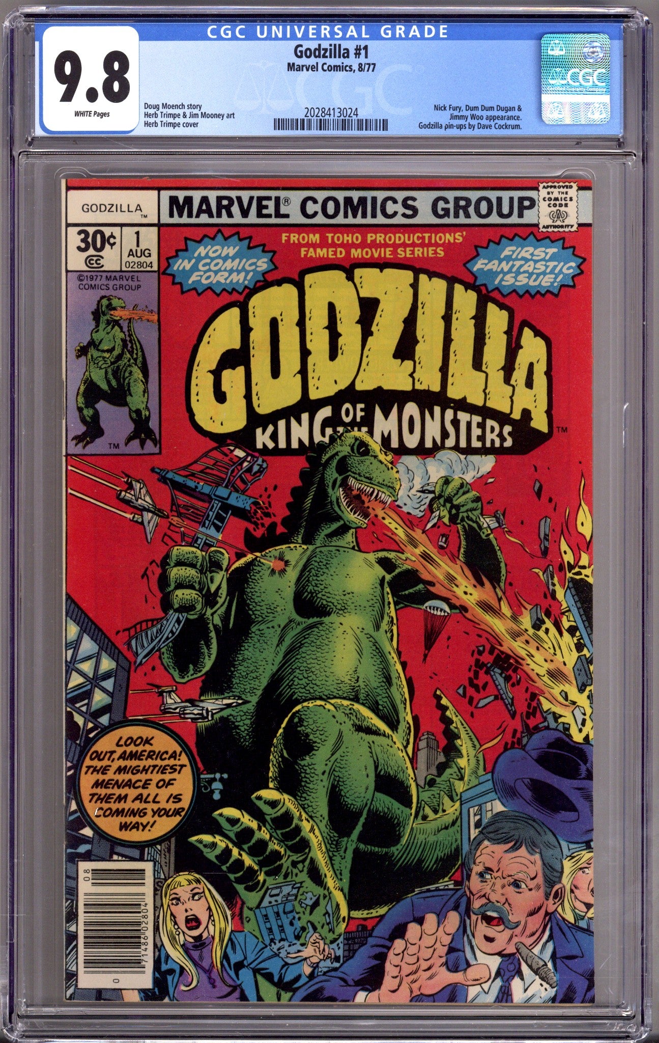 Godzilla 1 CGC 9.8 (NM/M) (1977) 
