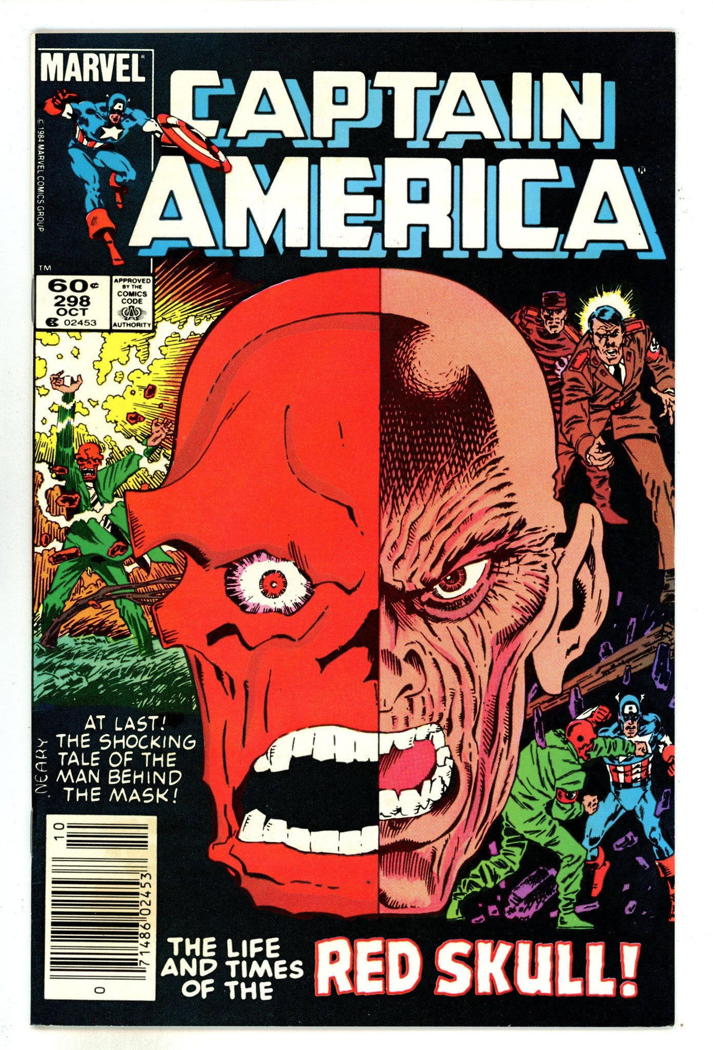 Captain America Vol 1 298 High Grade (1984) Newsstand 