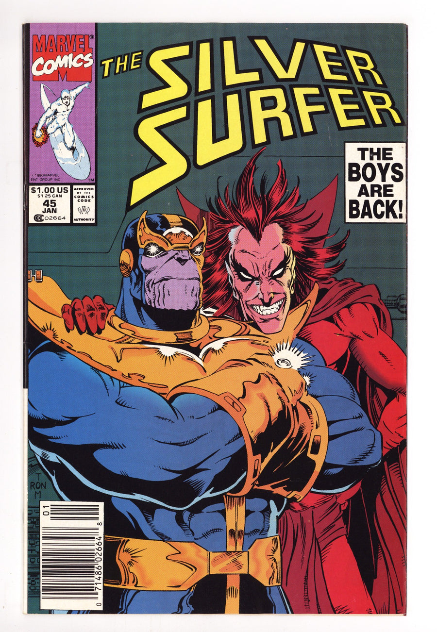 Silver Surfer Vol 3 45 Mid Grade (1991) Newsstand 