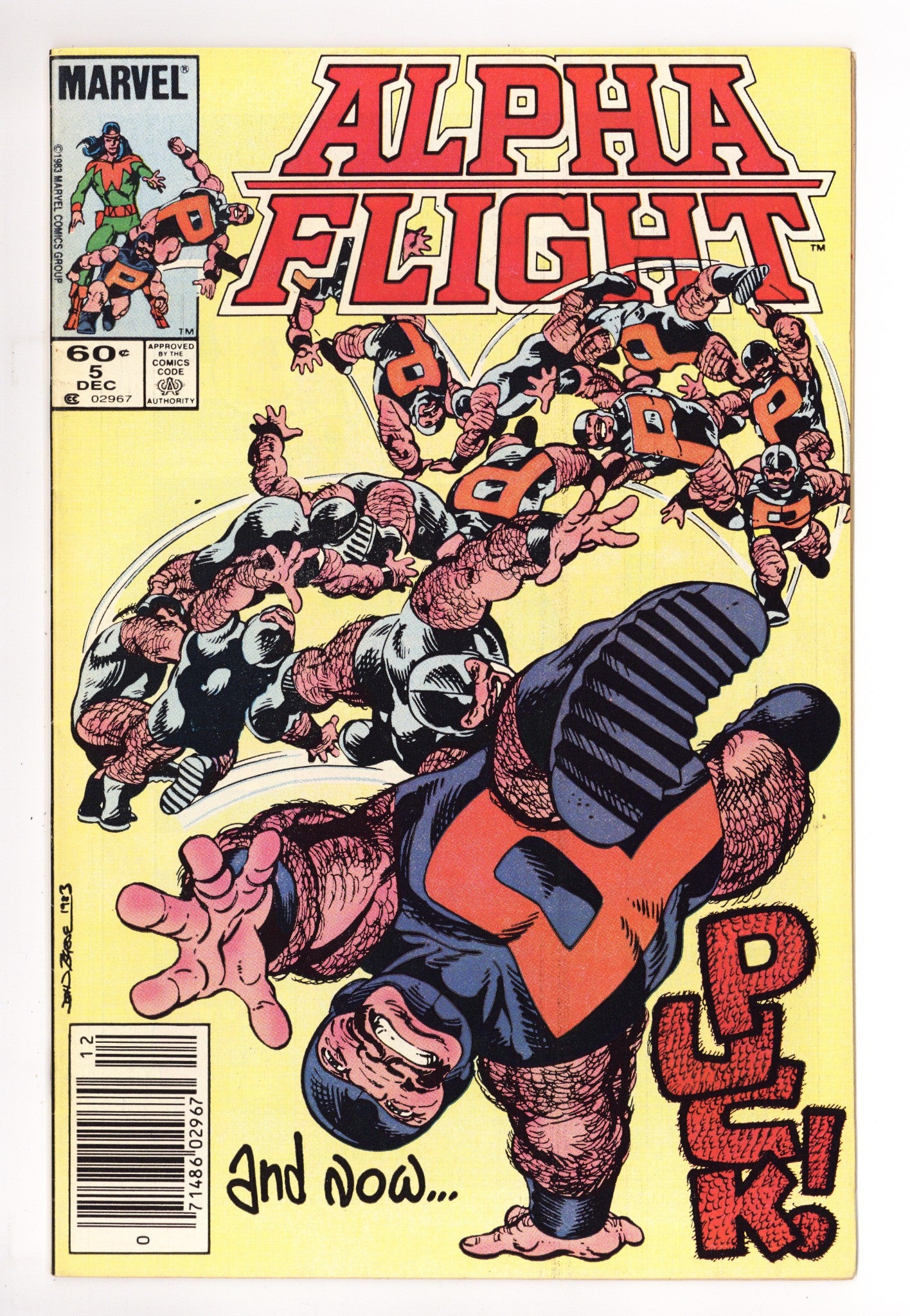 Alpha Flight Vol 1 5  Mid Grade   (1983)     Newsstand  