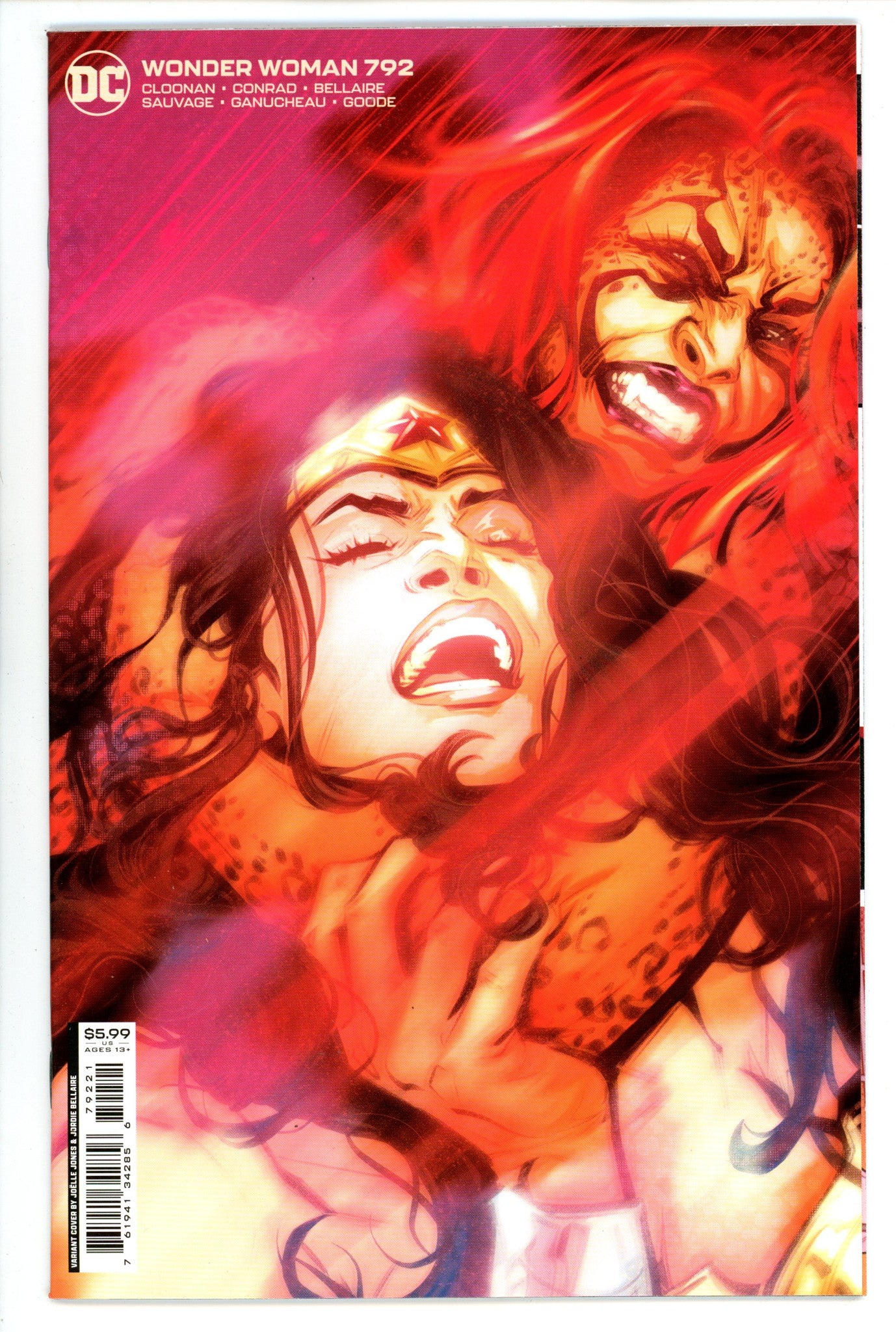Wonder Woman Vol 5 792 High Grade (2022) Jones Variant 
