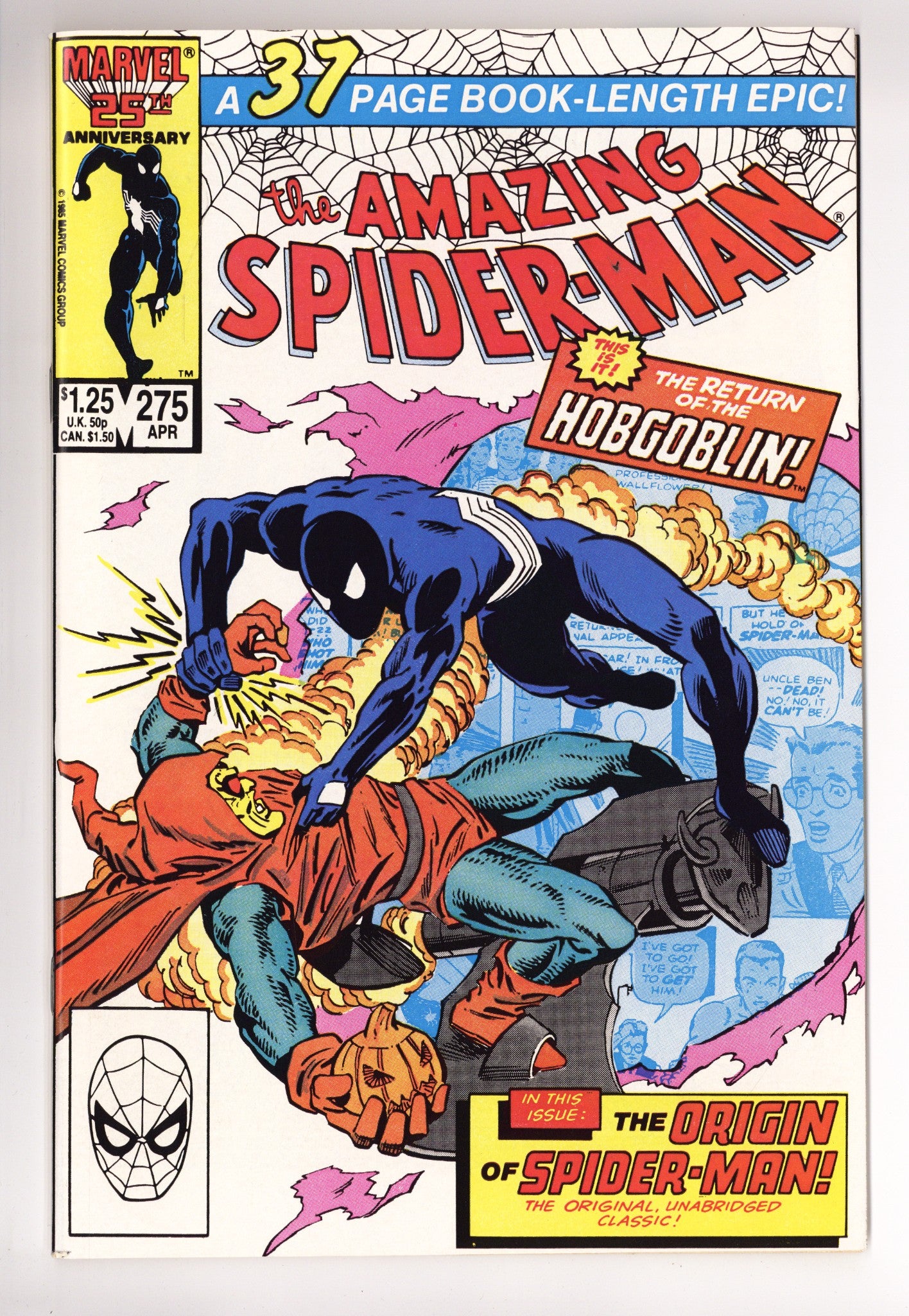 The Amazing Spider-Man Vol 1 275 NM- (9.2) (1986) 