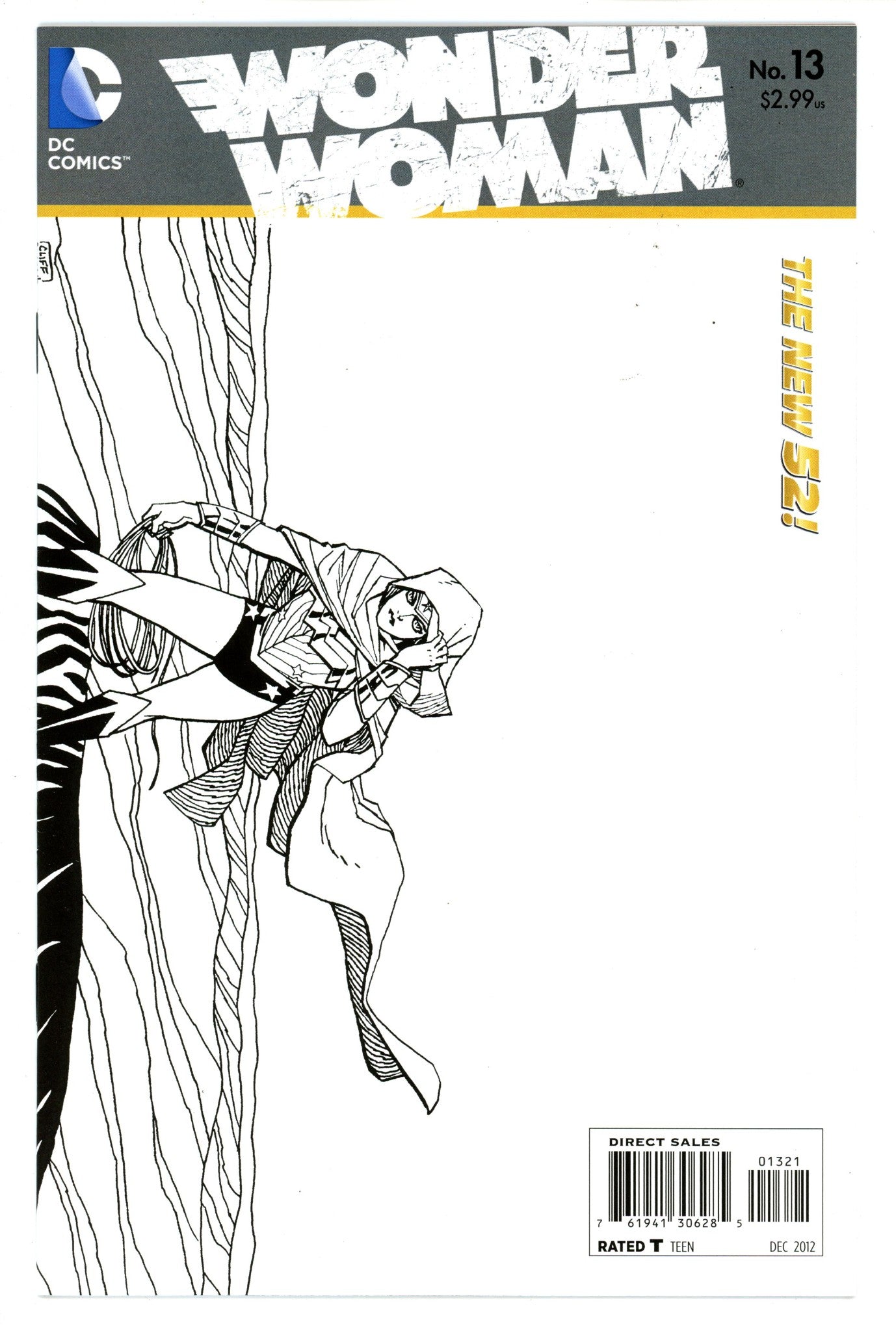Wonder Woman Vol 4 13 High Grade (2012) Chiang Sketch Incentive Variant 