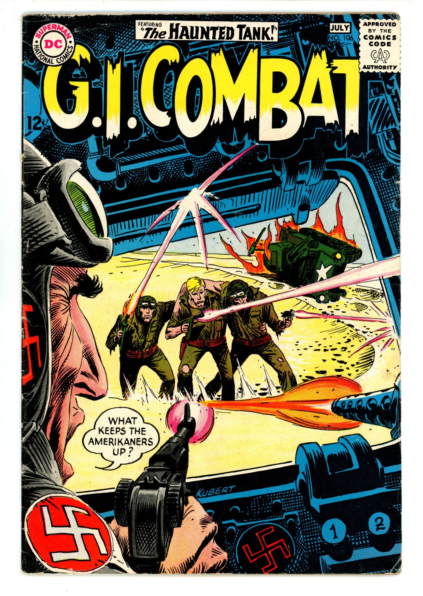 G.I. Combat Vol 1 106 VG+ (4.5) (1964) 