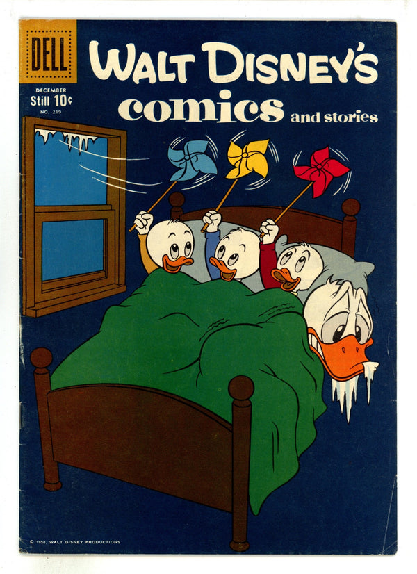 Walt Disney's Comics and Stories Vol 19 3 (219) FN (6.0) (1958)