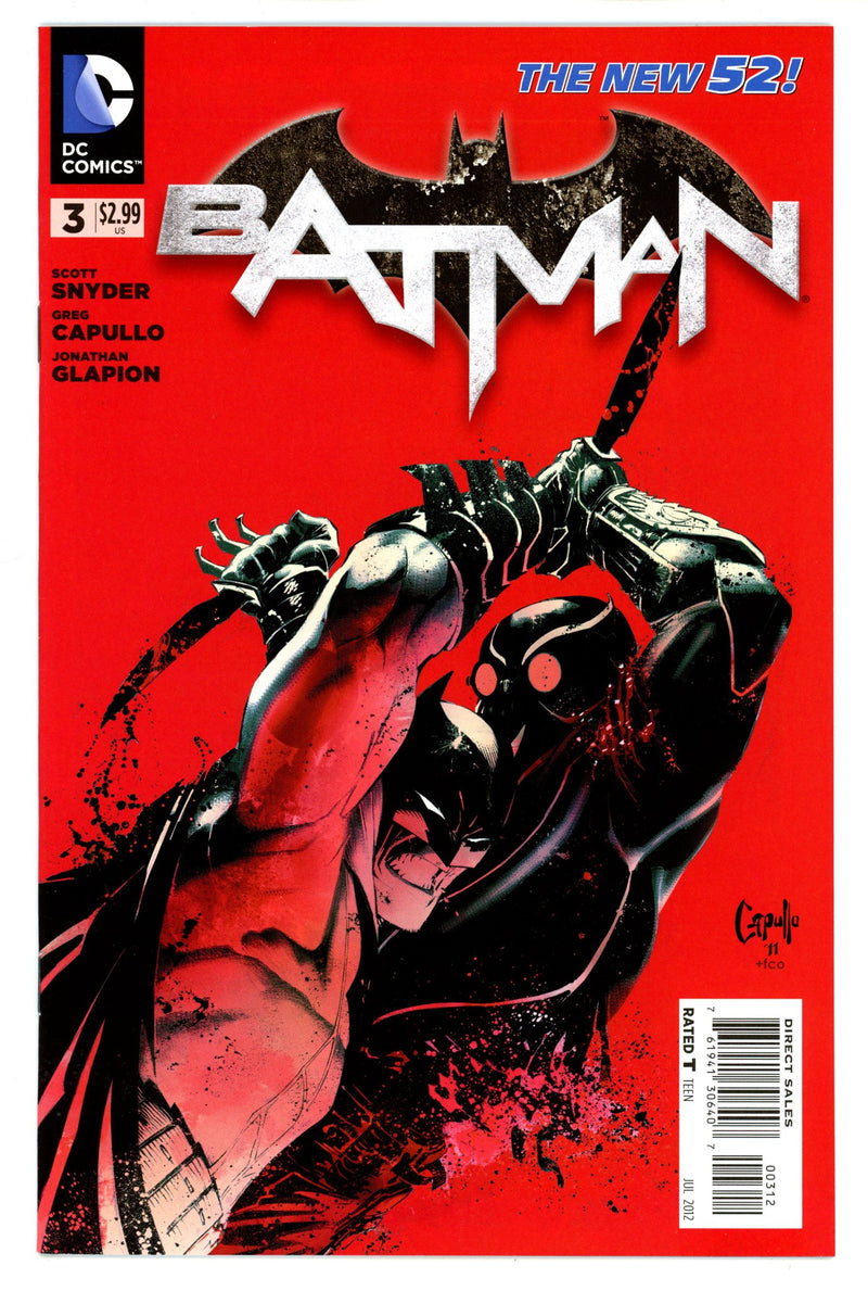 Batman Vol 2 3 VF+ (8.5) (2012) 2nd Print 