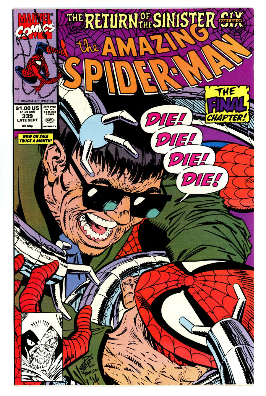 The Amazing Spider-Man Vol 1 339 VF/NM (9.0) (1990) 