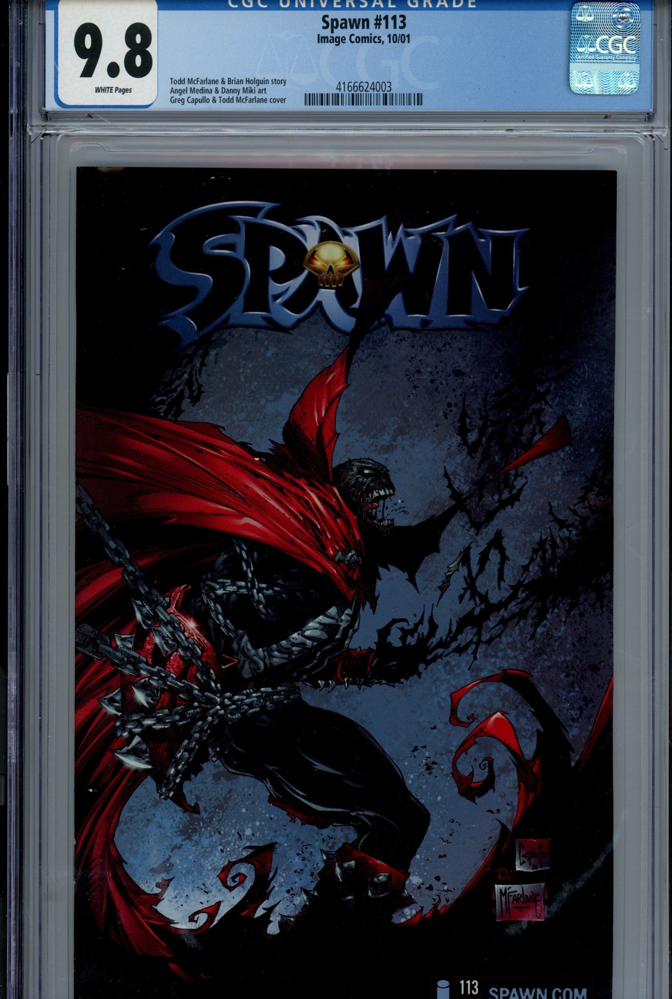 Spawn 113 CGC 9.8 (NM/M) (2001) 