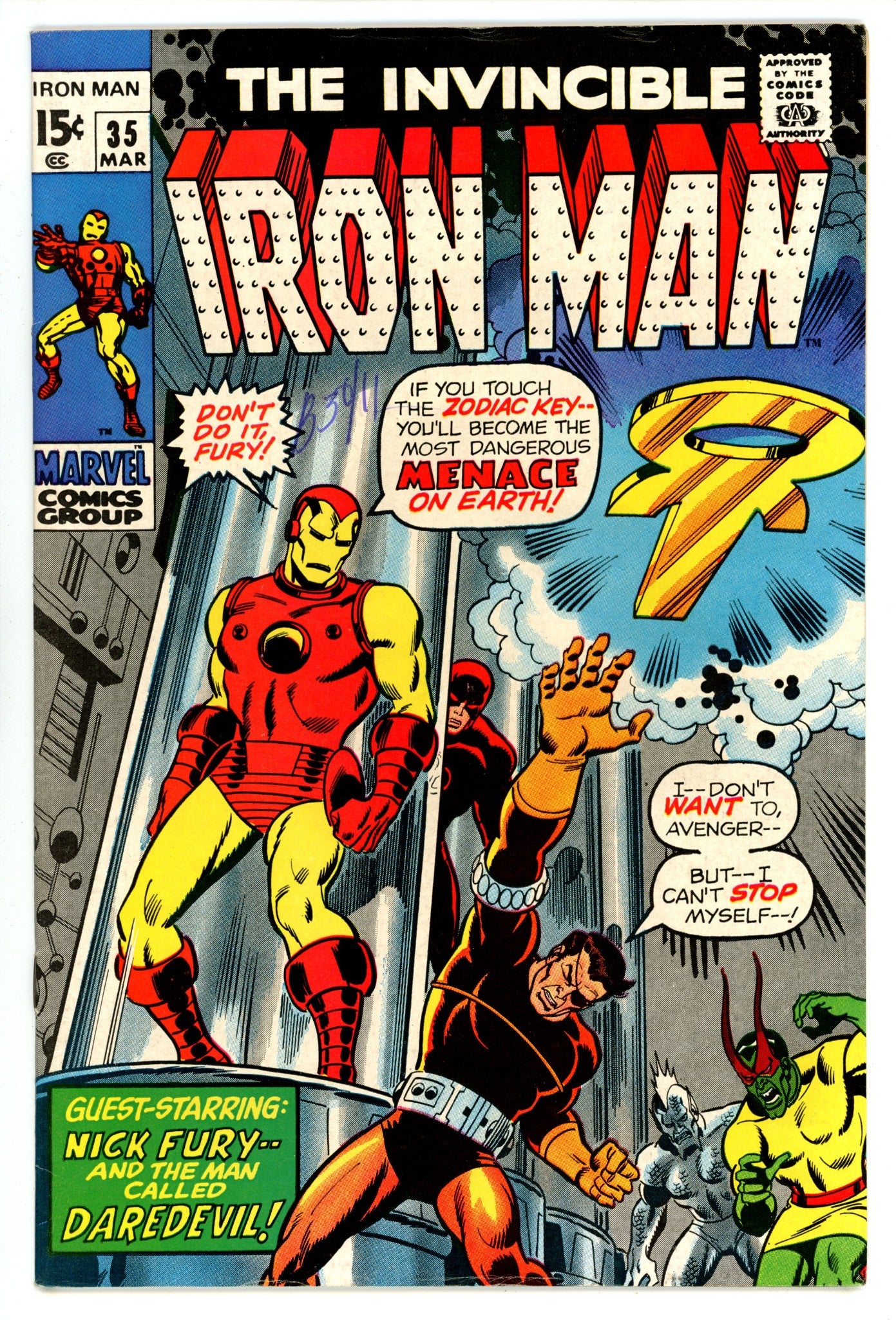 Iron Man Vol 1 35  VF- (7.5)   (1971)        
