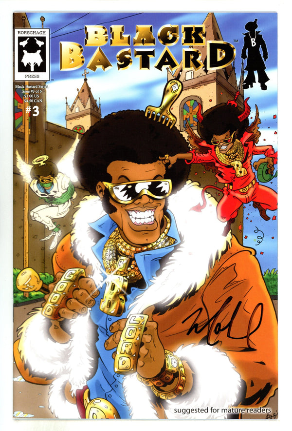 Black Bastard 3 VF/NM (9.0) (2005) Signed x1 Cover Matthew Mohammed