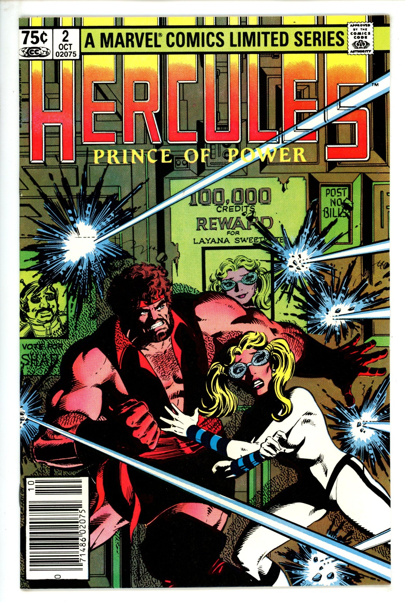 Hercules Vol 1 2 Canadian Variant VF+ (1982)