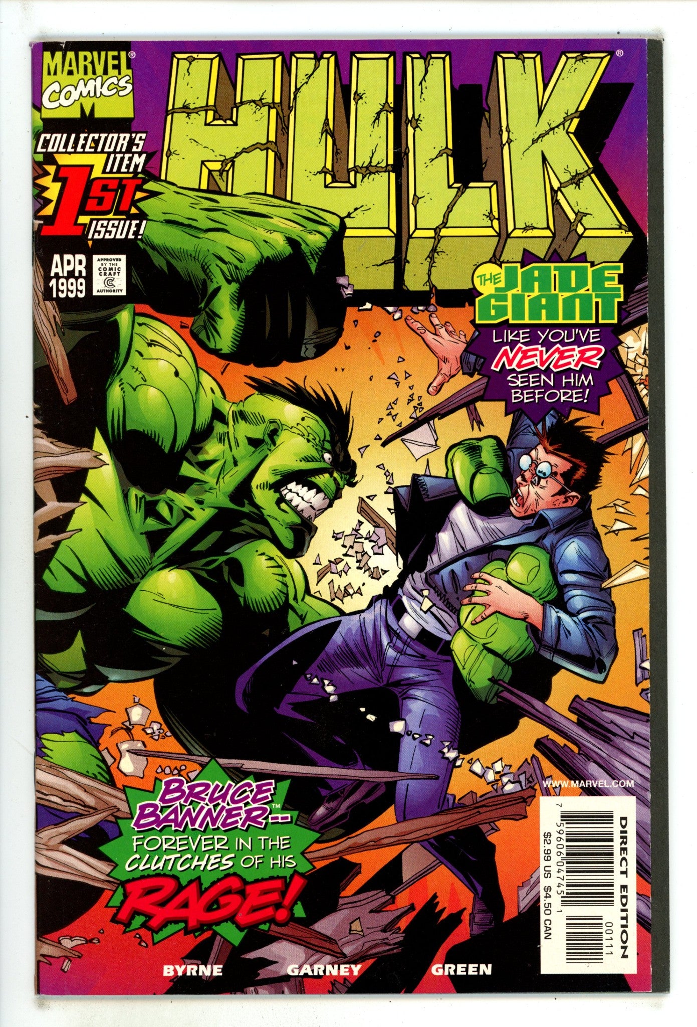 Hulk Vol 2 1 High Grade (1999) 