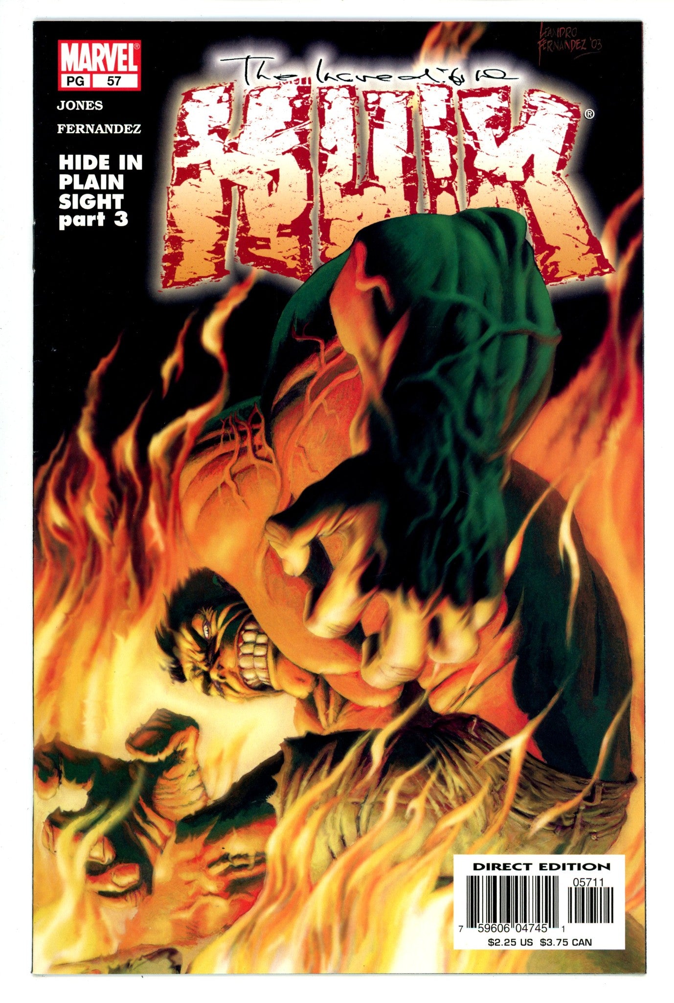Incredible Hulk Vol 2 57 High Grade (2003) 