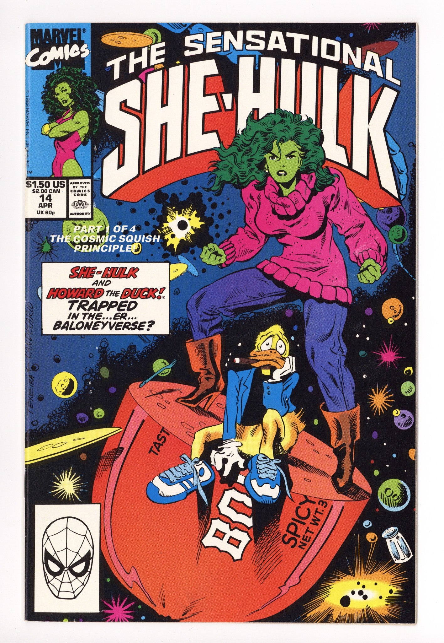 The Sensational She-Hulk 14 VF+ (8.5) (1990) 