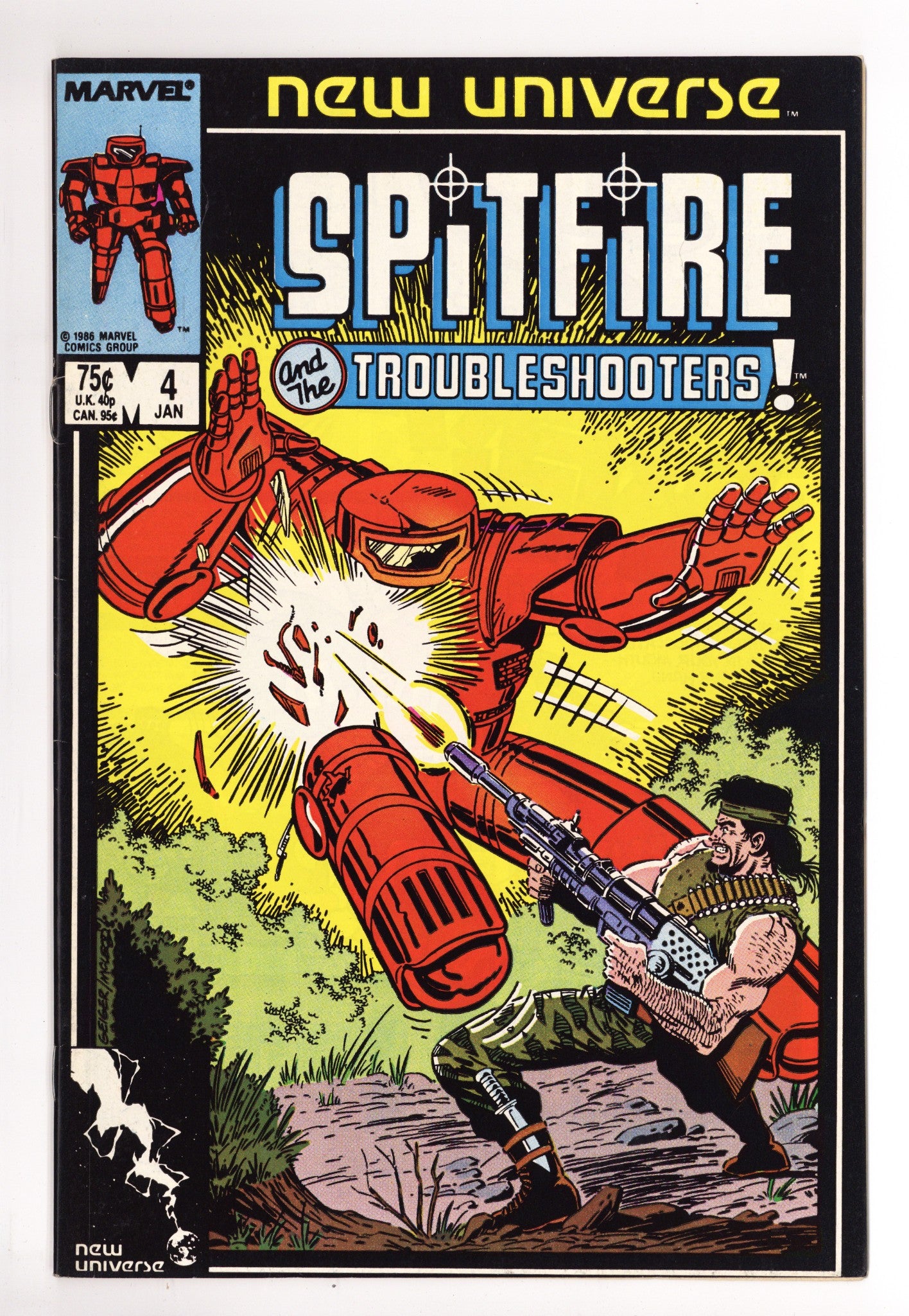 Spitfire and the Troubleshooters 4 Mid Grade (1987) 