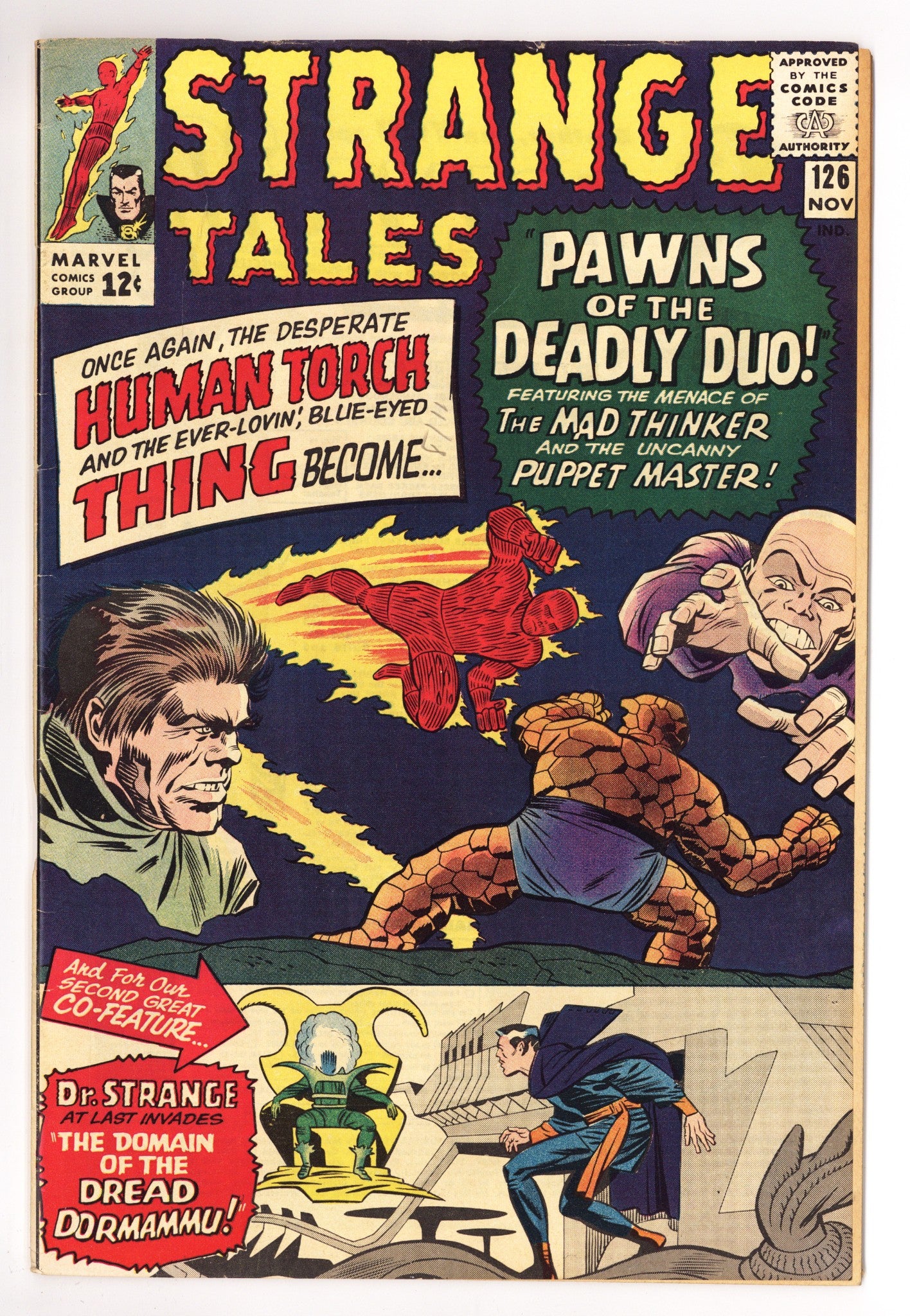 Strange Tales Vol 1 126 FN/VF (7.0) (1964) 