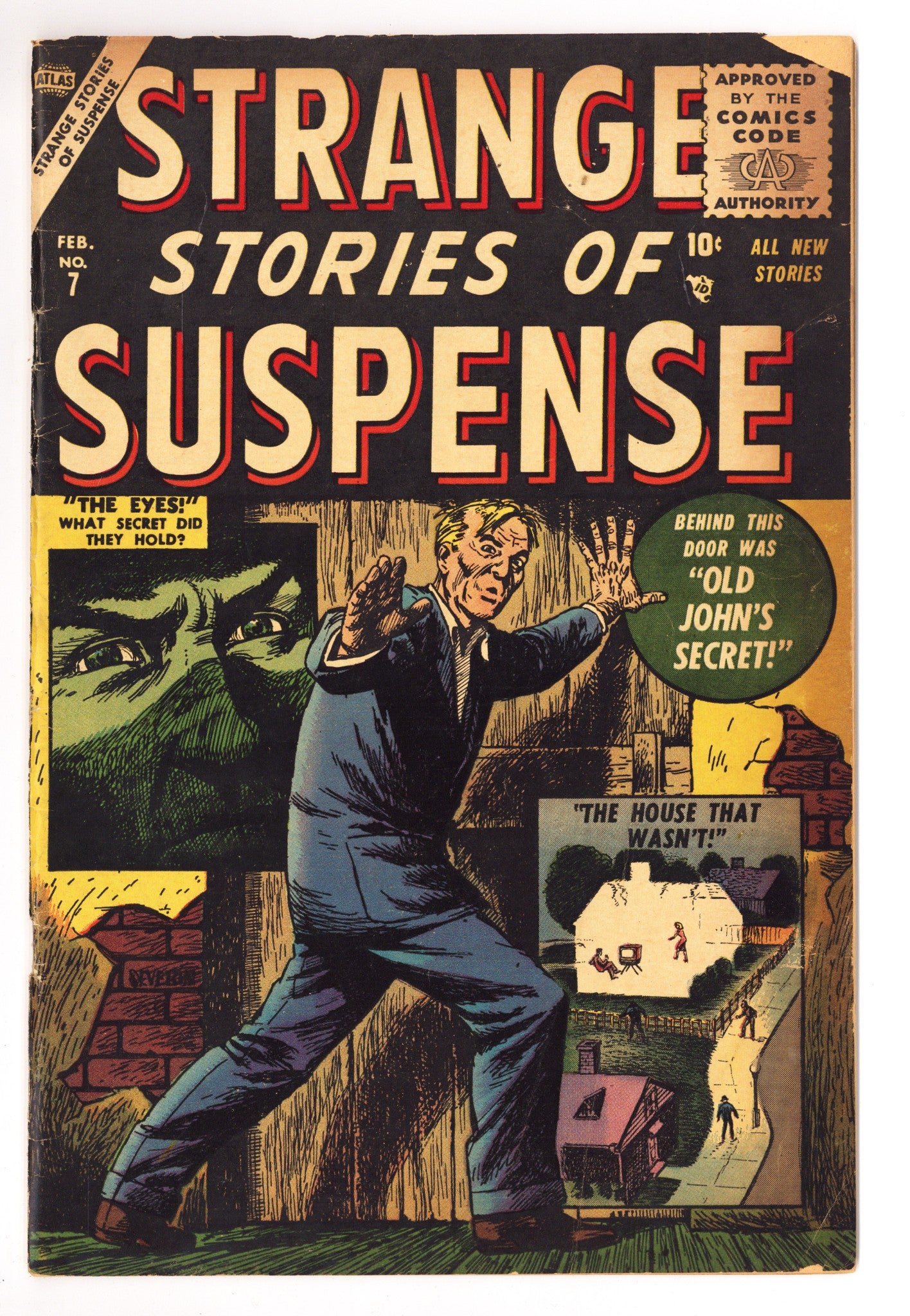 Strange Stories of Suspense 7 VG+ (4.5) (1956) 