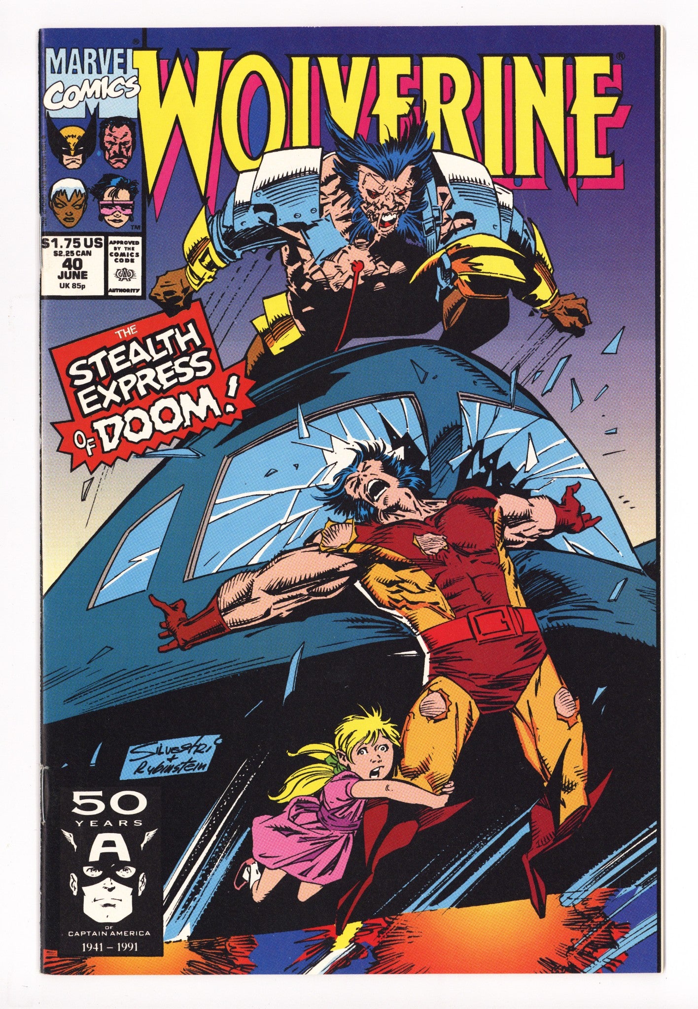 Wolverine Vol 2 40 High Grade (1991) 