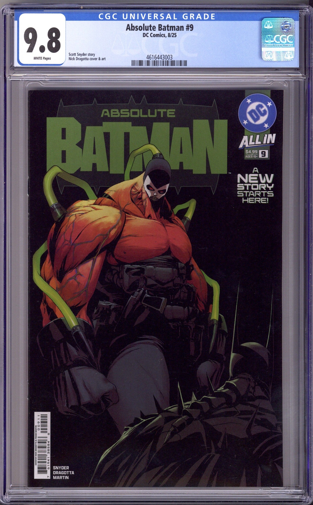 Absolute Batman 9 CGC 9.8 (NM/M) (2025) 