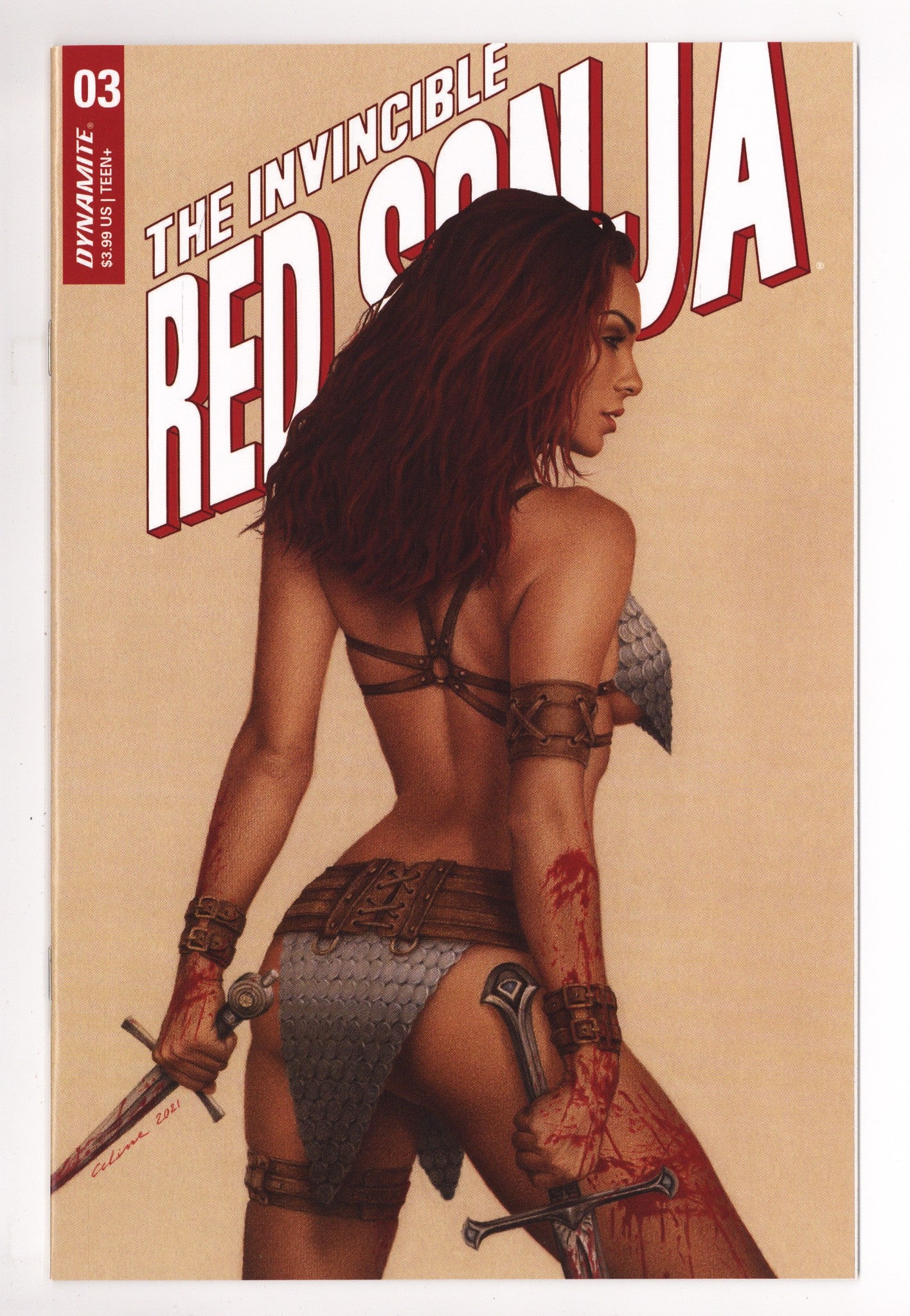 The Invincible Red Sonja   3  High Grade   (2021) Celina     Variant  
