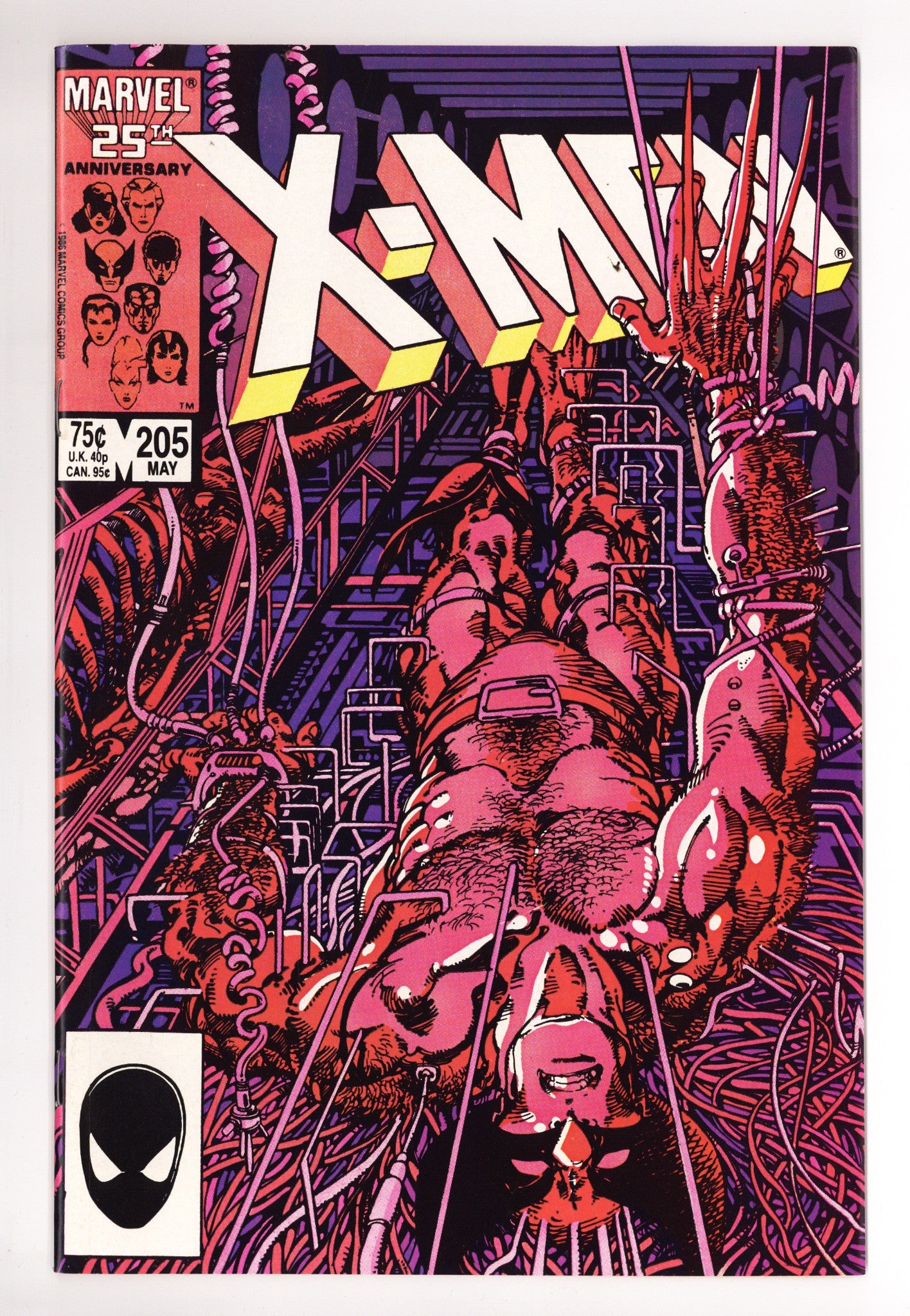 The Uncanny X-Men Vol 1 205 VF/NM (9.0) (1986) 