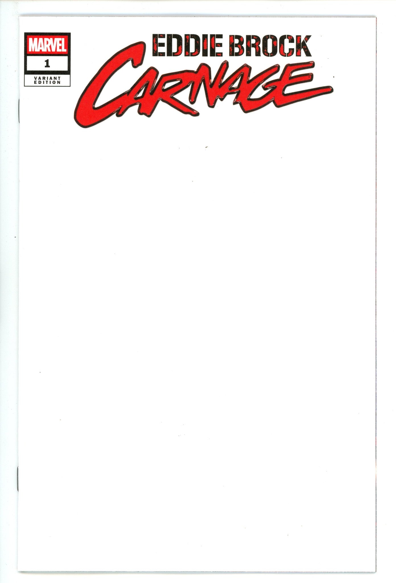 Eddie Brock: Carnage 1 Blank Variant (2025)