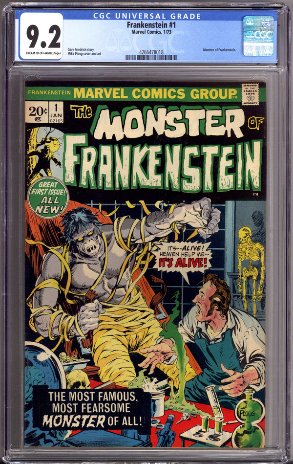 Frankenstein 1 CGC 9.2 (NM-) (1973)
