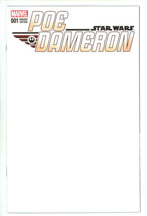 Poe Dameron 1 High Grade (2016) Blank Variant