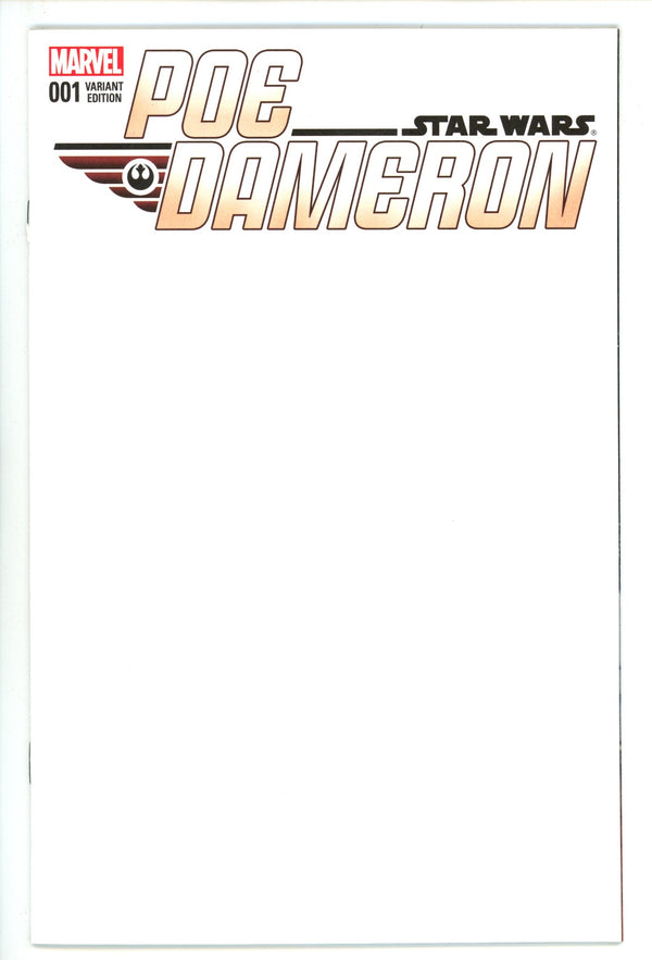 Poe Dameron 1 High Grade (2016) Blank Variant
