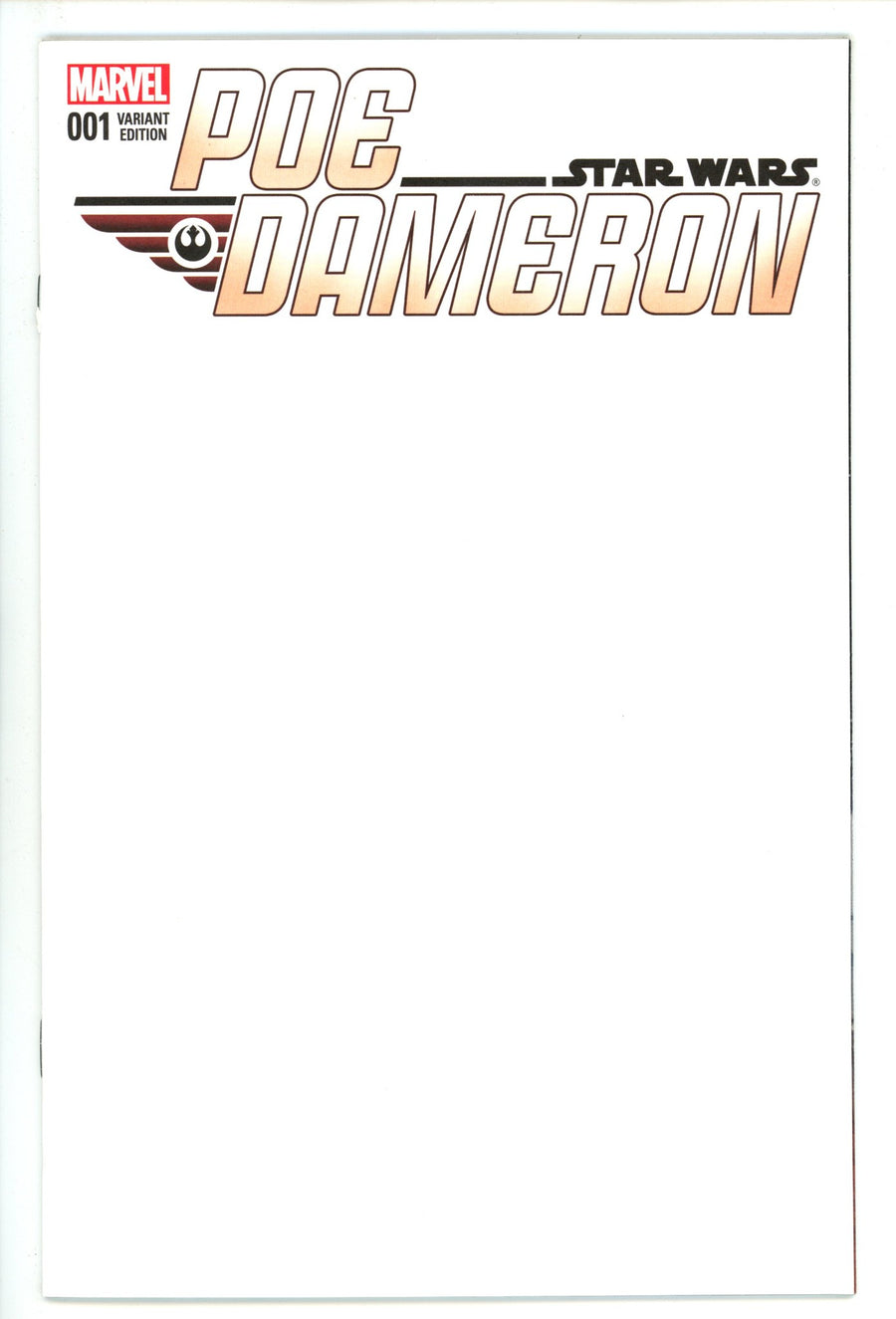 Poe Dameron 1 High Grade (2016) Blank Variant 