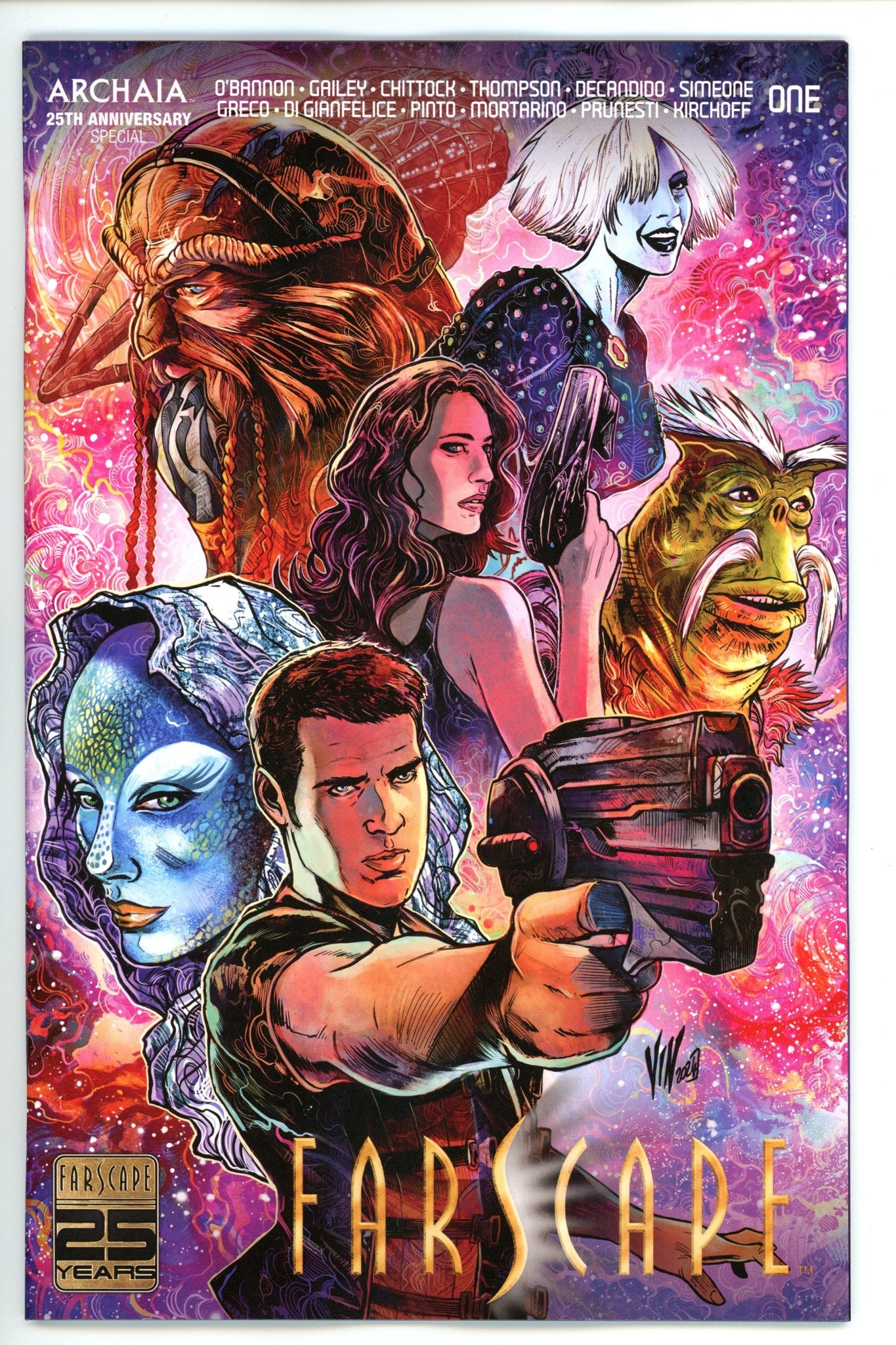 Farscape 25th Anniversary Special 1 Riccardi Virgin Incentive Variant NM (2024)