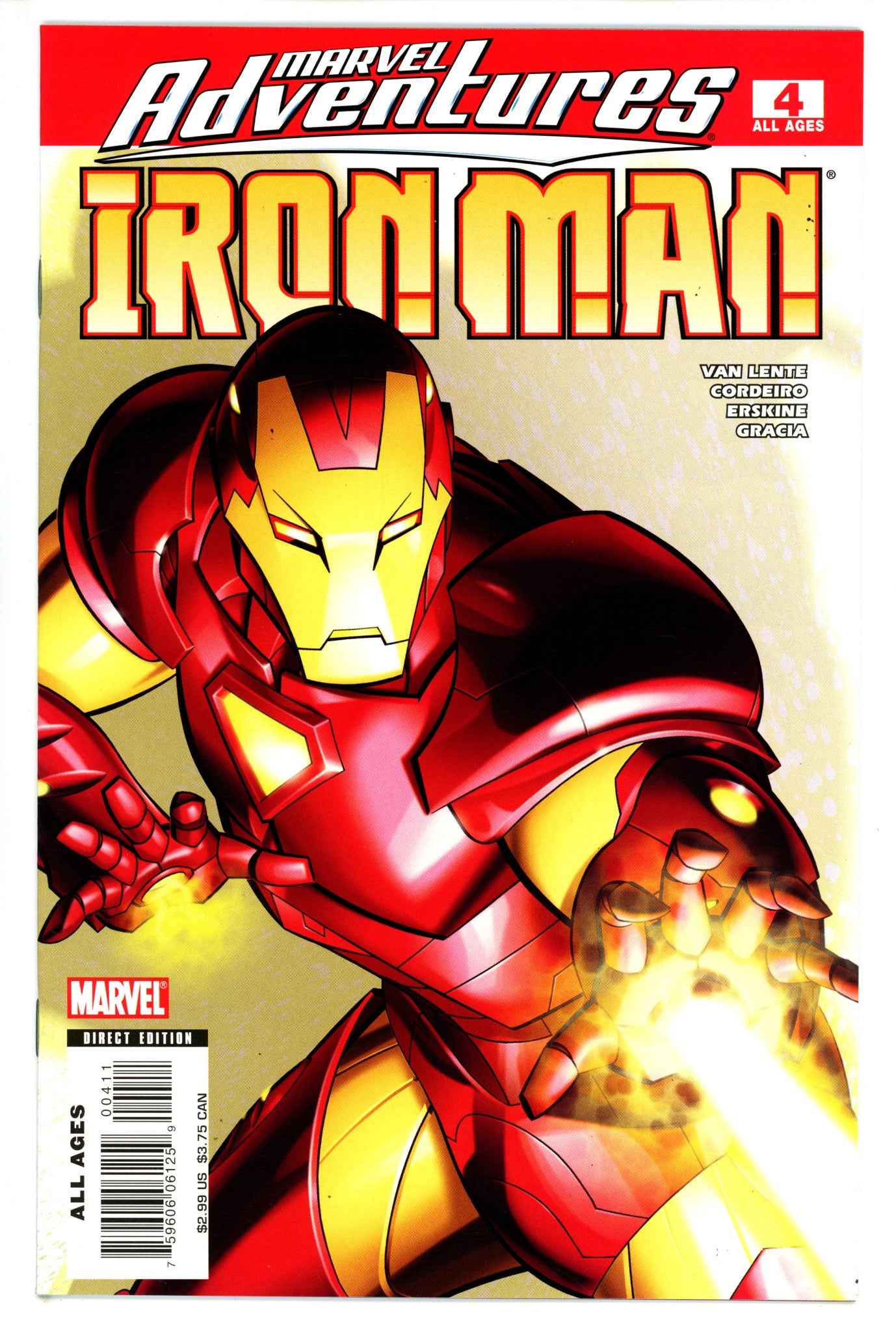 Marvel Adventures Iron Man 4 NM- (9.2) (2007) 