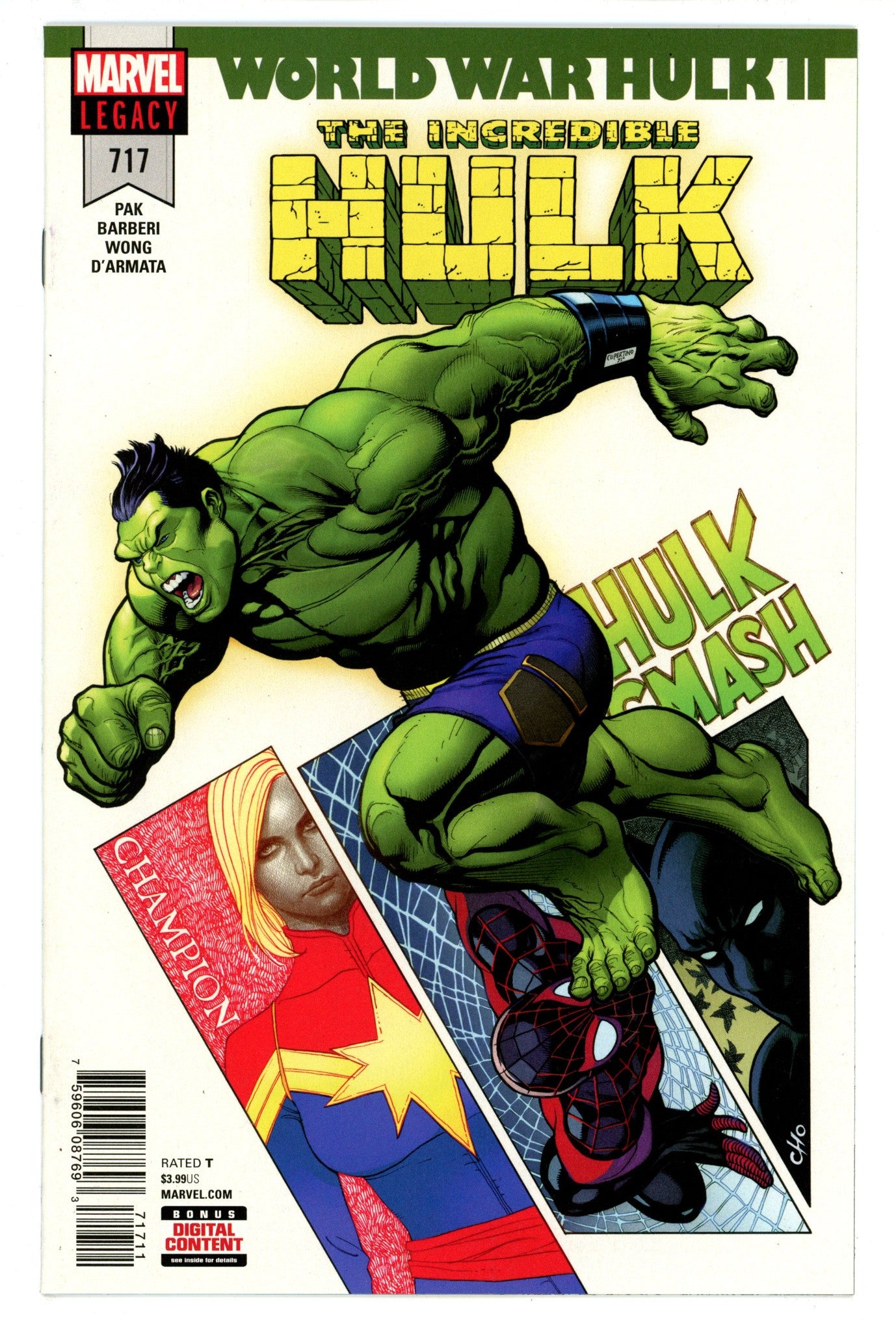 Incredible Hulk Vol 3 717 High Grade (2018) 