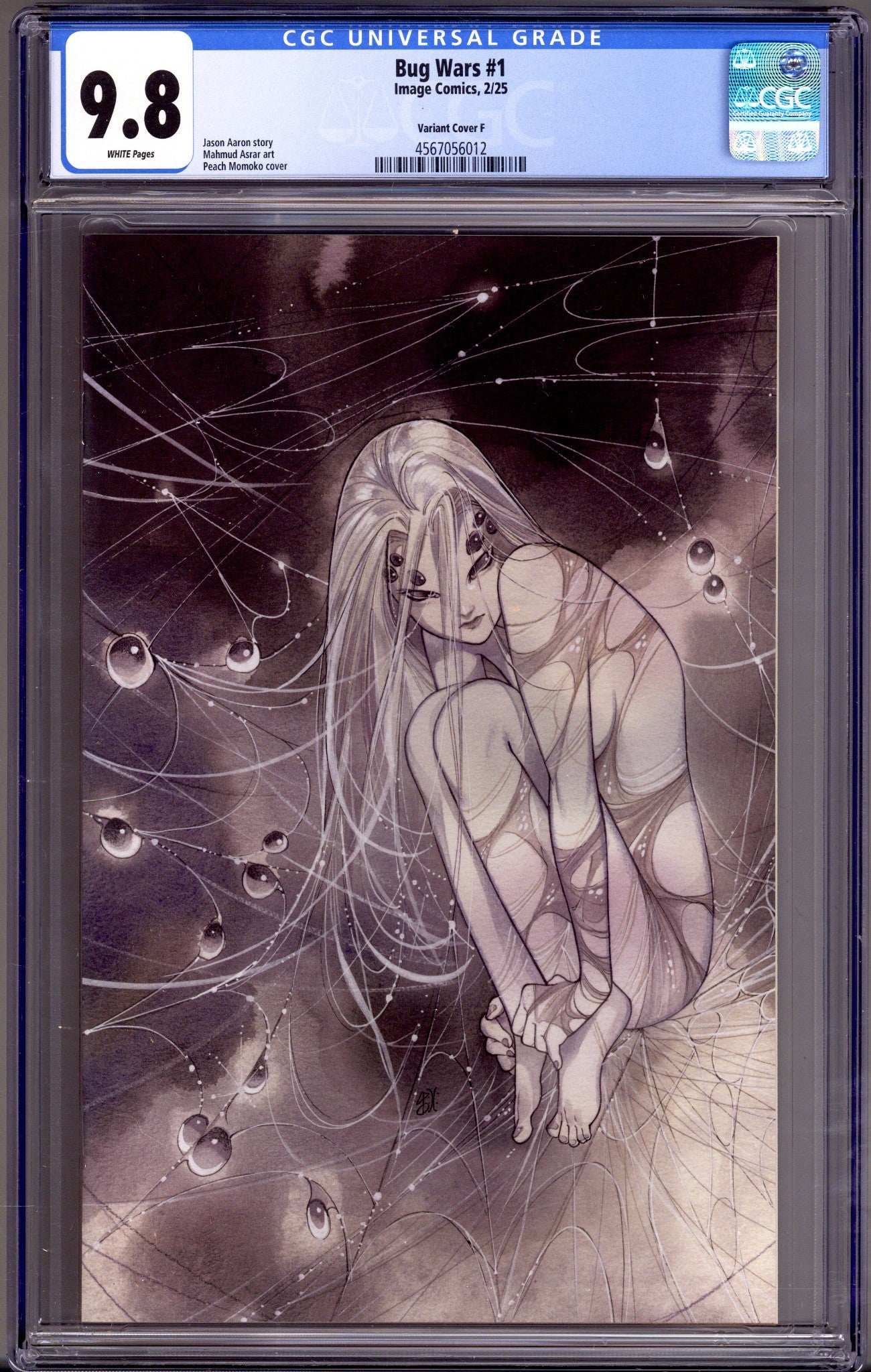 Bug Wars 1 CGC 9.8 (NM/M) (2025) Momoko B&W Virgin Incentive Variant 