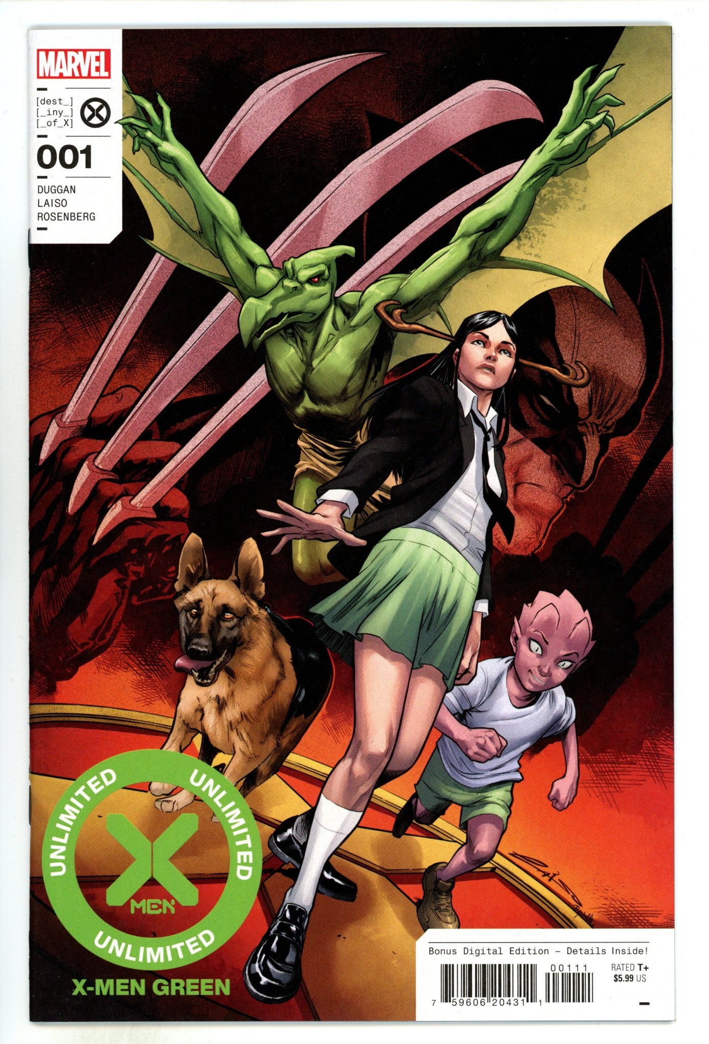 X-Men Unlimited: X-Men Green  1  High Grade  (2022)  