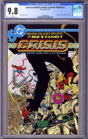 Crisis on Infinite Earths: Facsimile Edition 2 CGC 9.8 (NM/M) (2024)