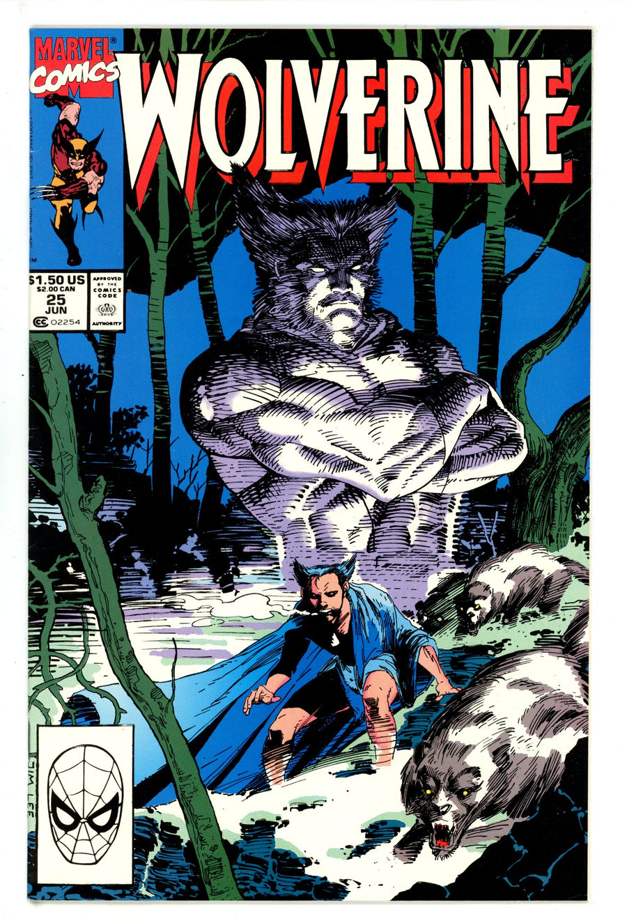 Wolverine Vol 2 25 Mid Grade (1990) 