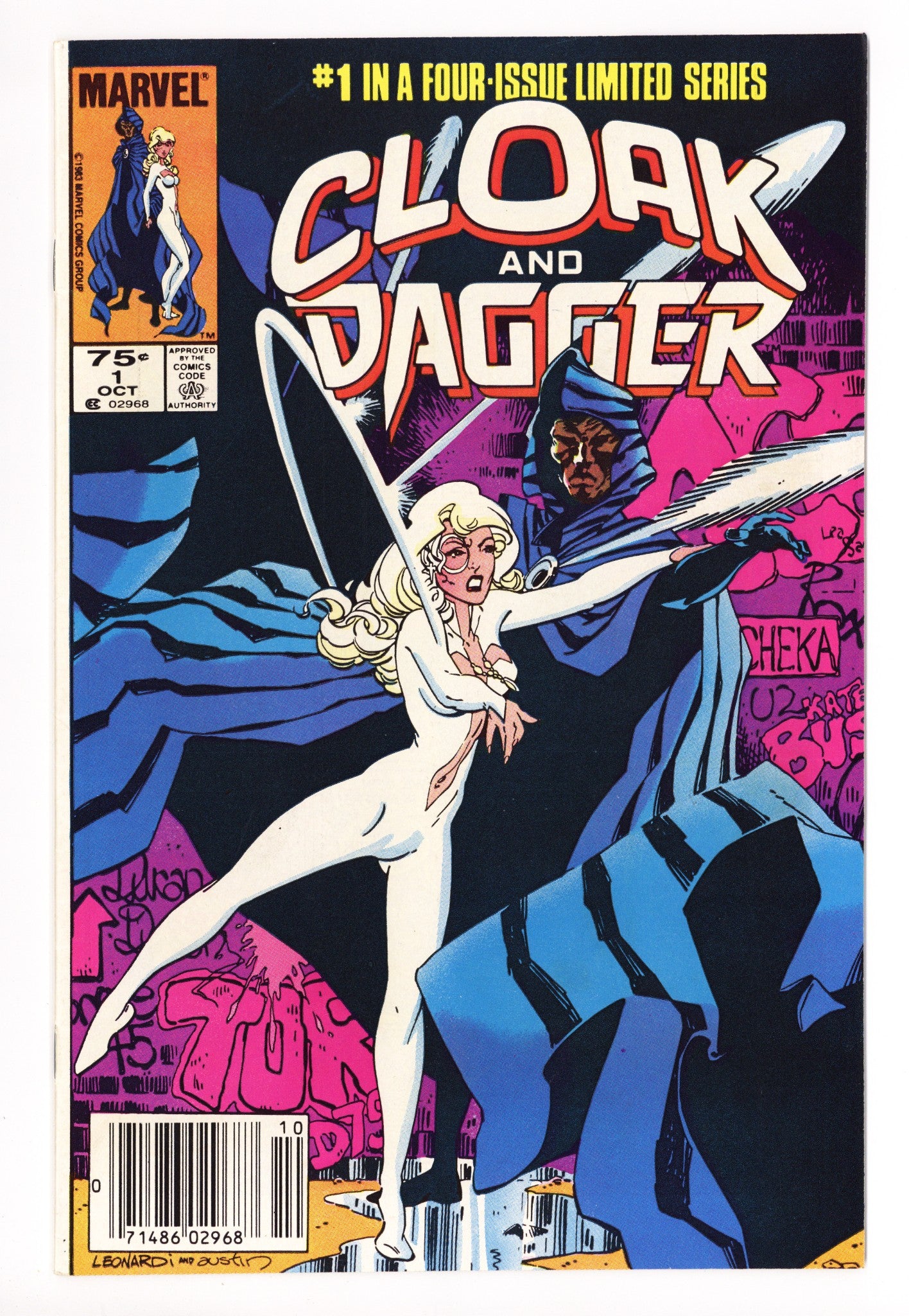 Cloak and Dagger Vol 1 1 Mid Grade (1983) Canadian Price Variant 
