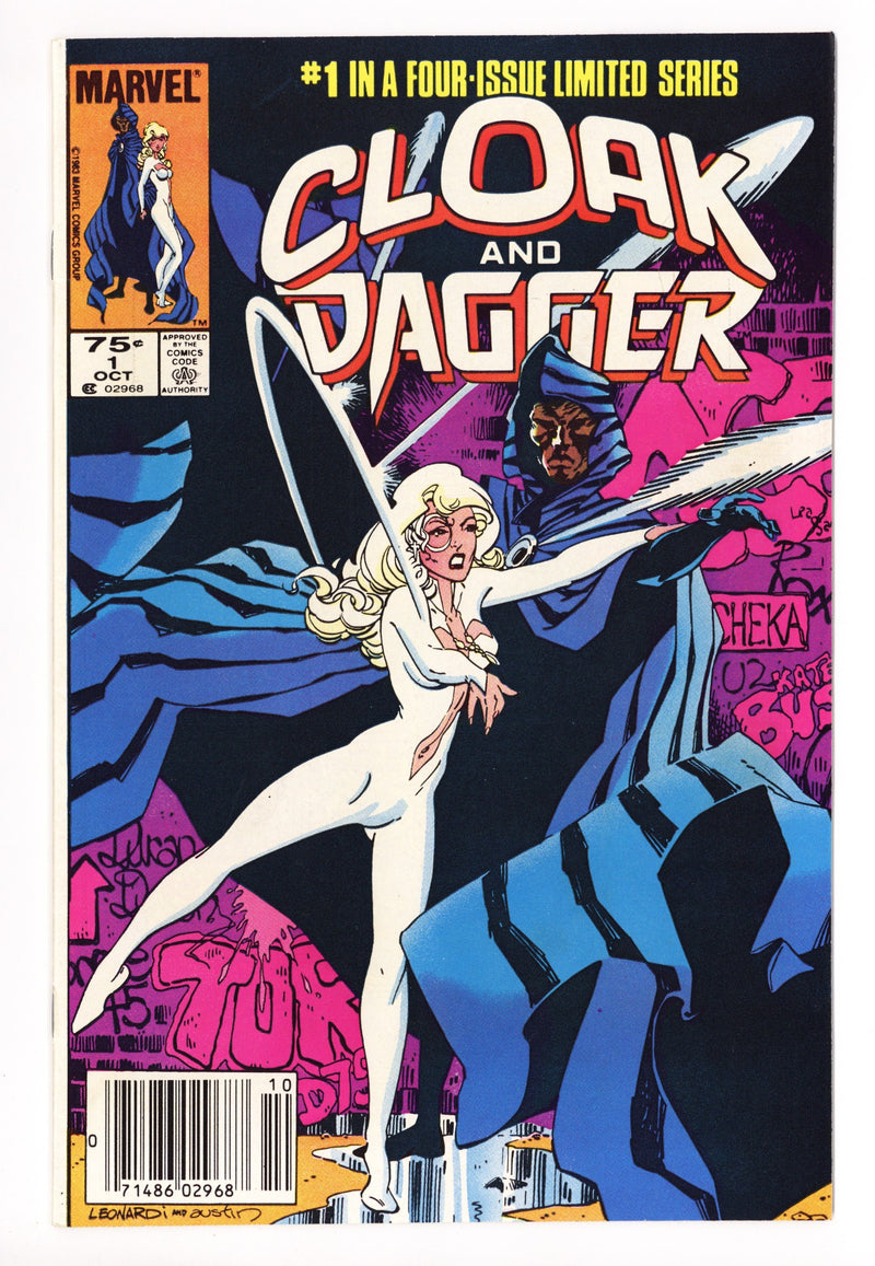 Cloak and Dagger Vol 1 1 Mid Grade (1983) Canadian Price Variant 