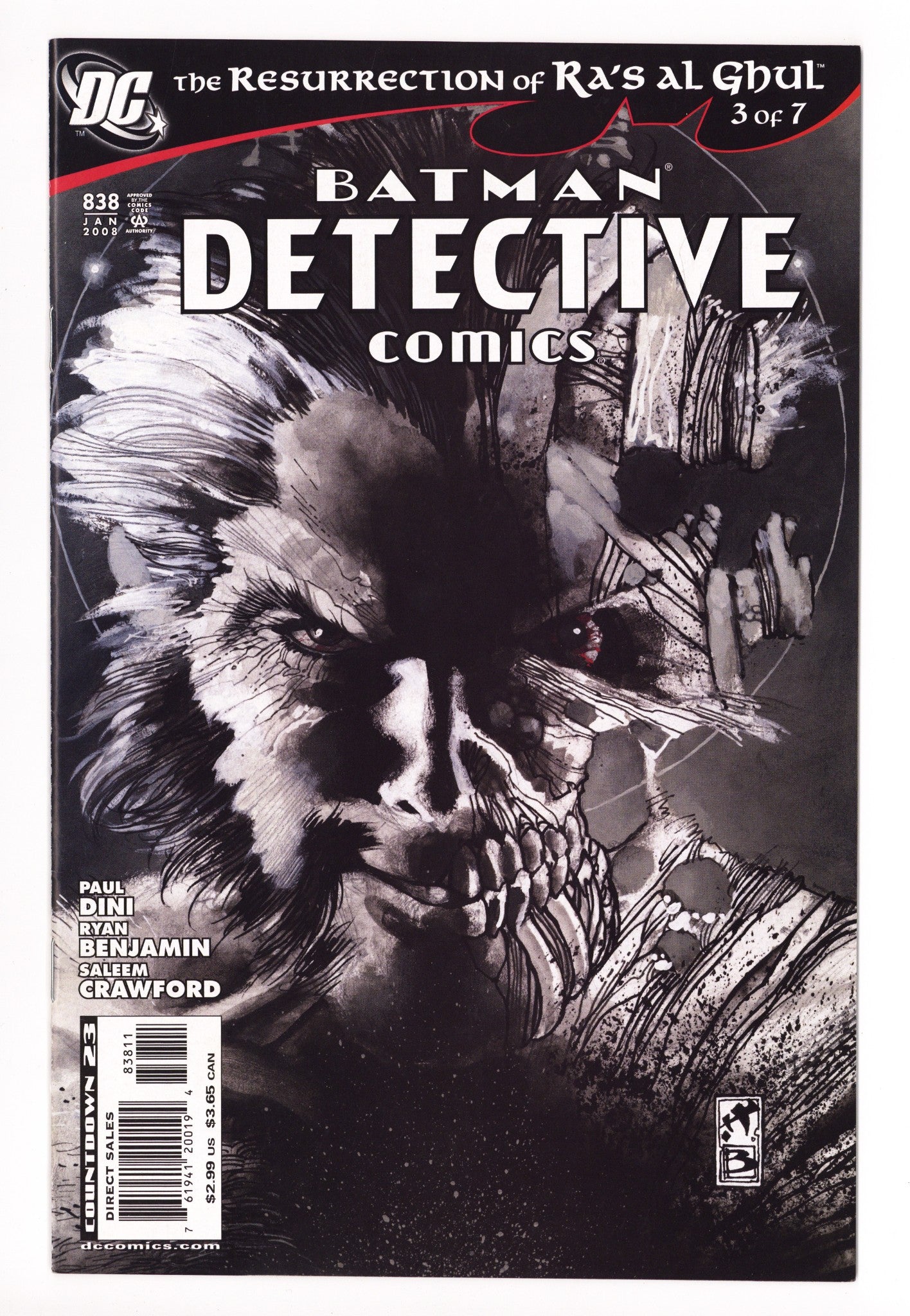 Detective Comics Vol 1 838 High Grade (2008) 