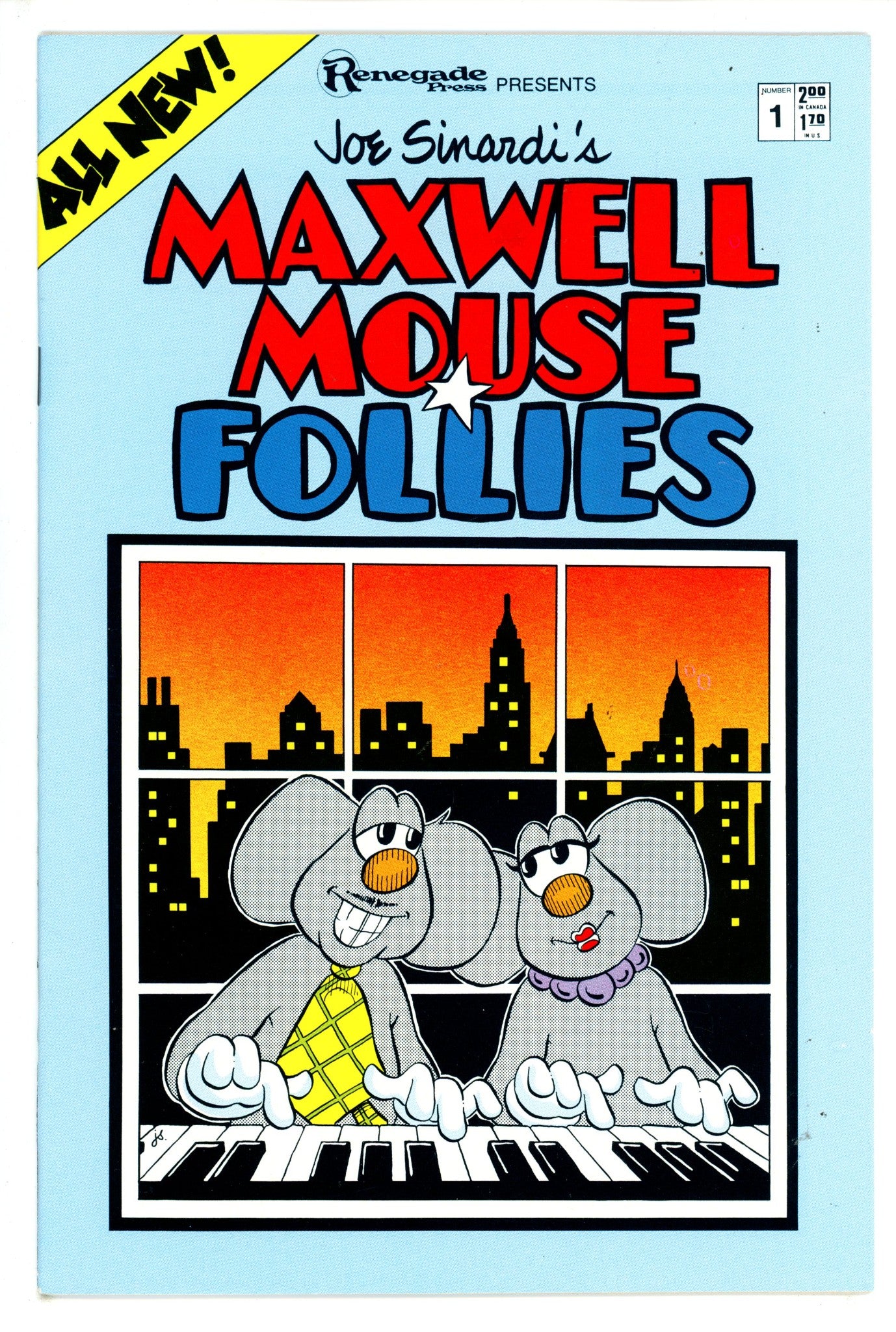 Maxwell Mouse Follies Vol 2 1 (1987)