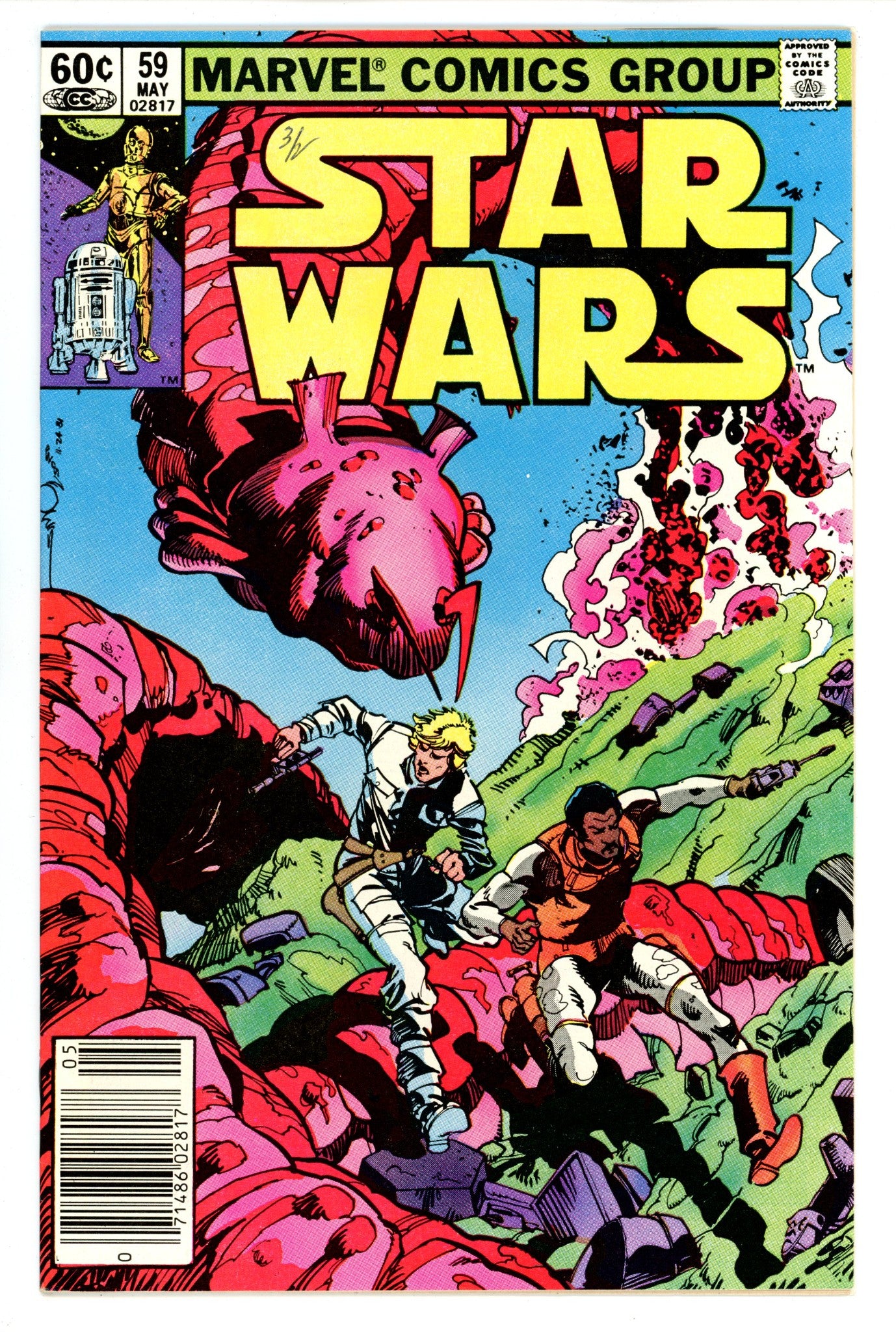 Star Wars Vol 1 59 VF (8.0) (1982) Newsstand 