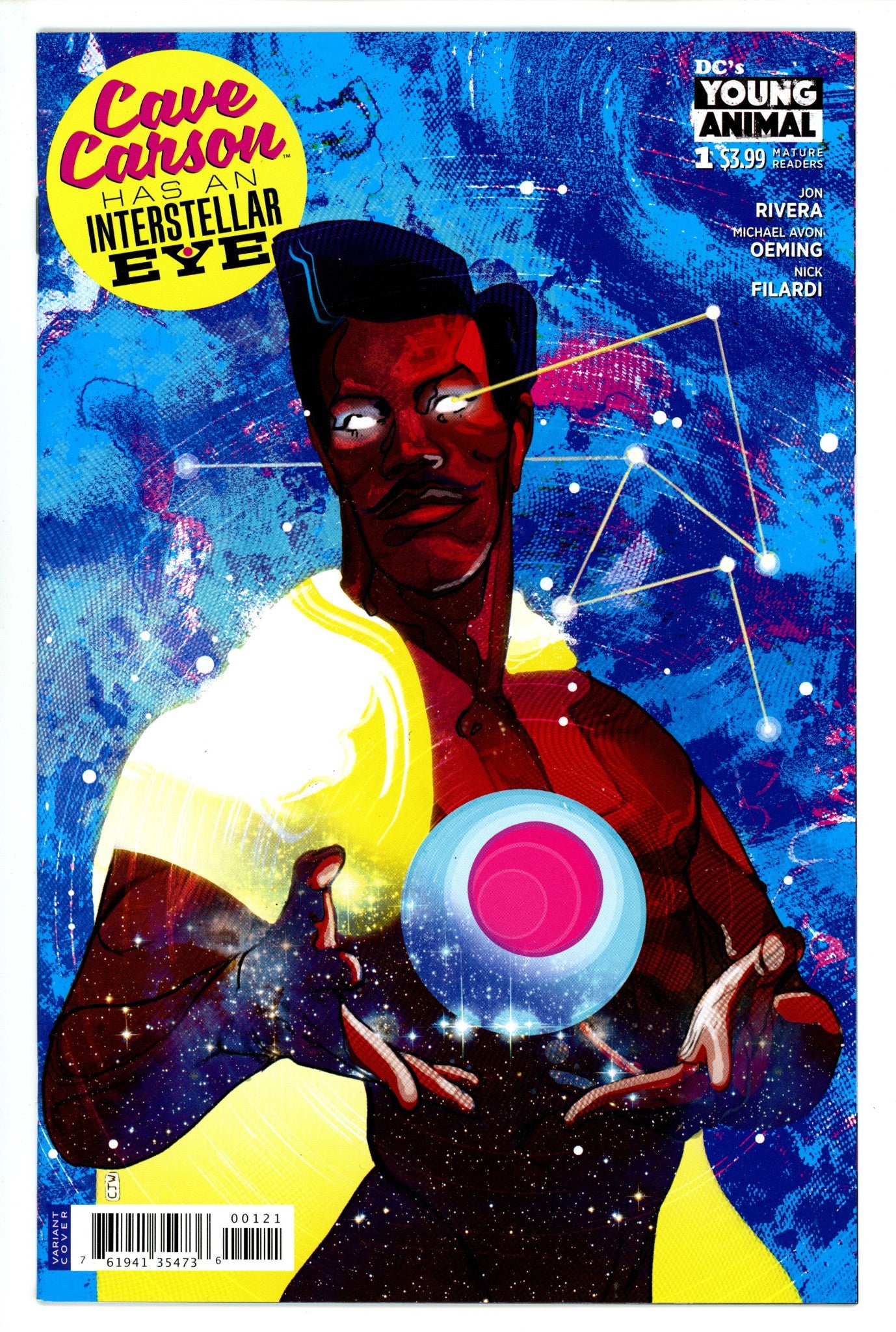 Cave Carson Has an Interstellar Eye 1 High Grade (2018) Ward Variant 