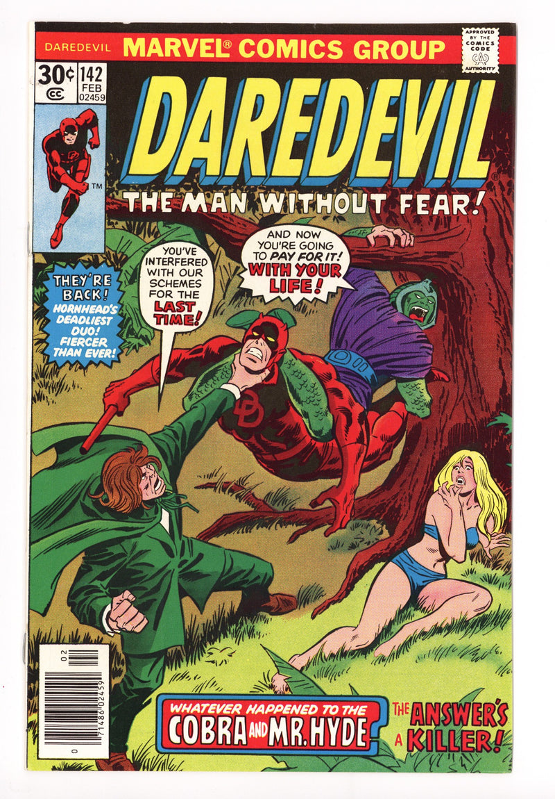 Daredevil Vol 1 142 VF+ (8.5) (1977) 