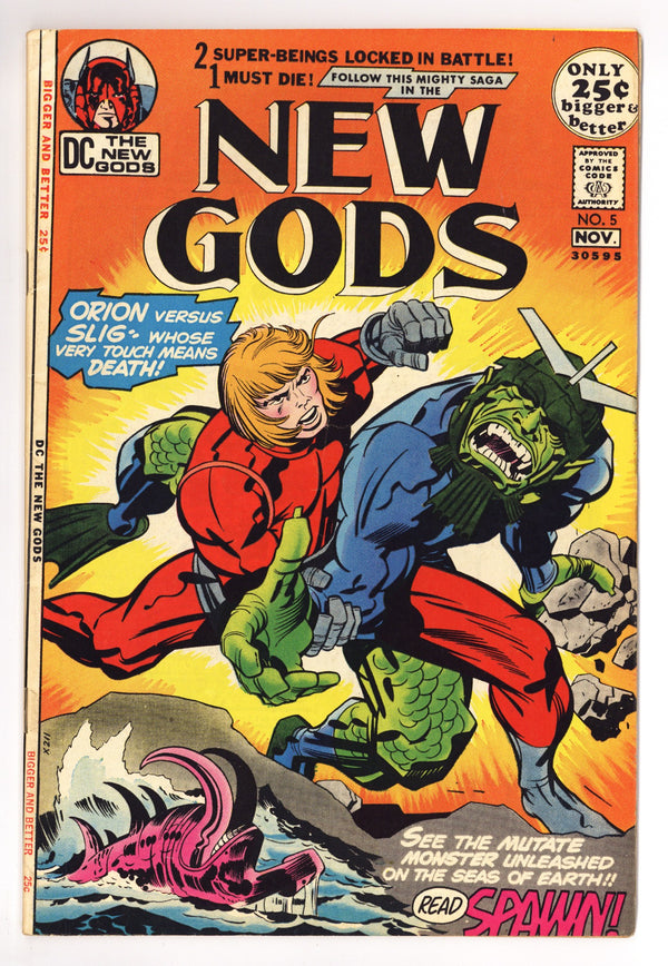 The New Gods Vol 1 5 FN/VF (7.0) (1971)